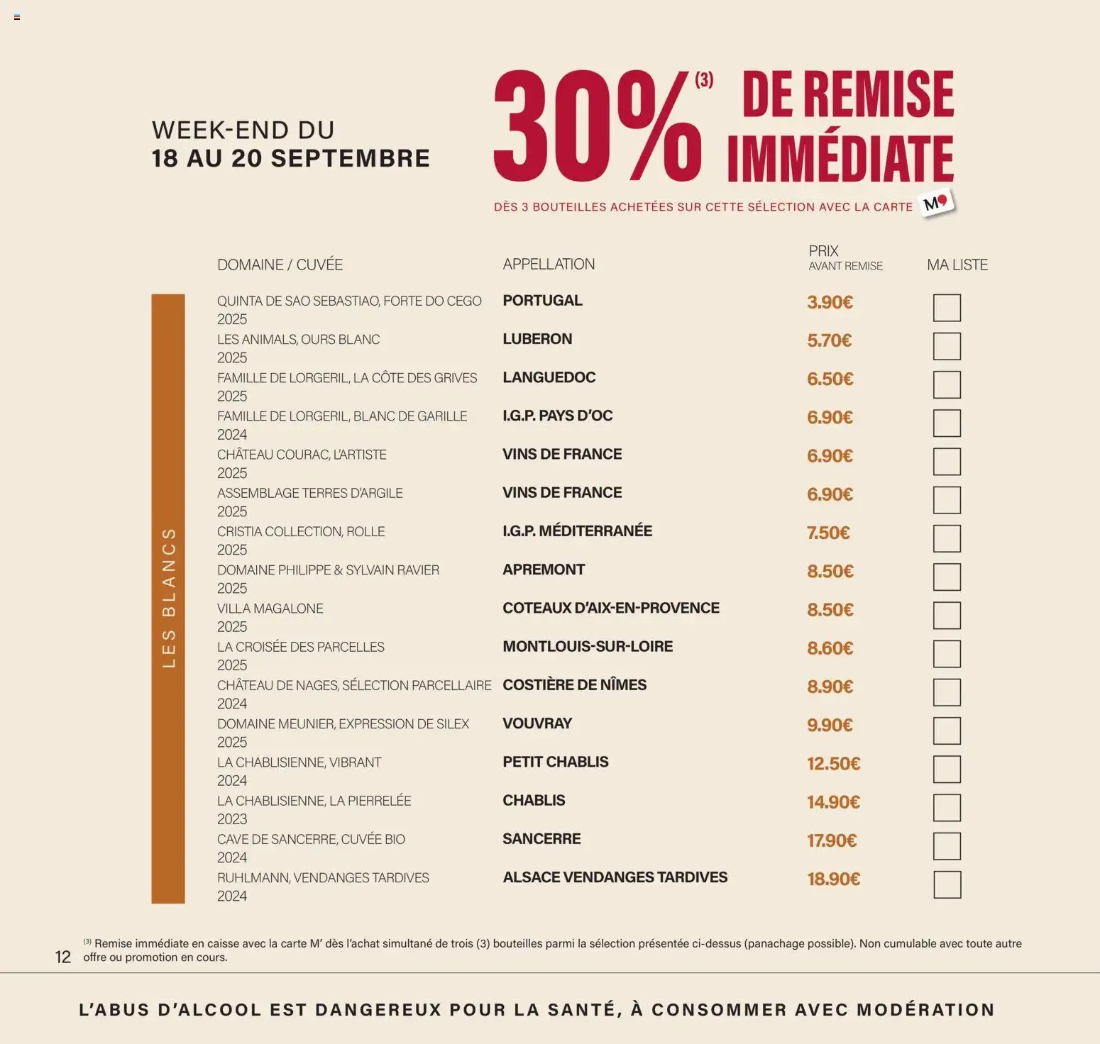 Monoprix - Calendrier des Offres du 11 septembre au 27 septembre 2026 - Catalogue page 12