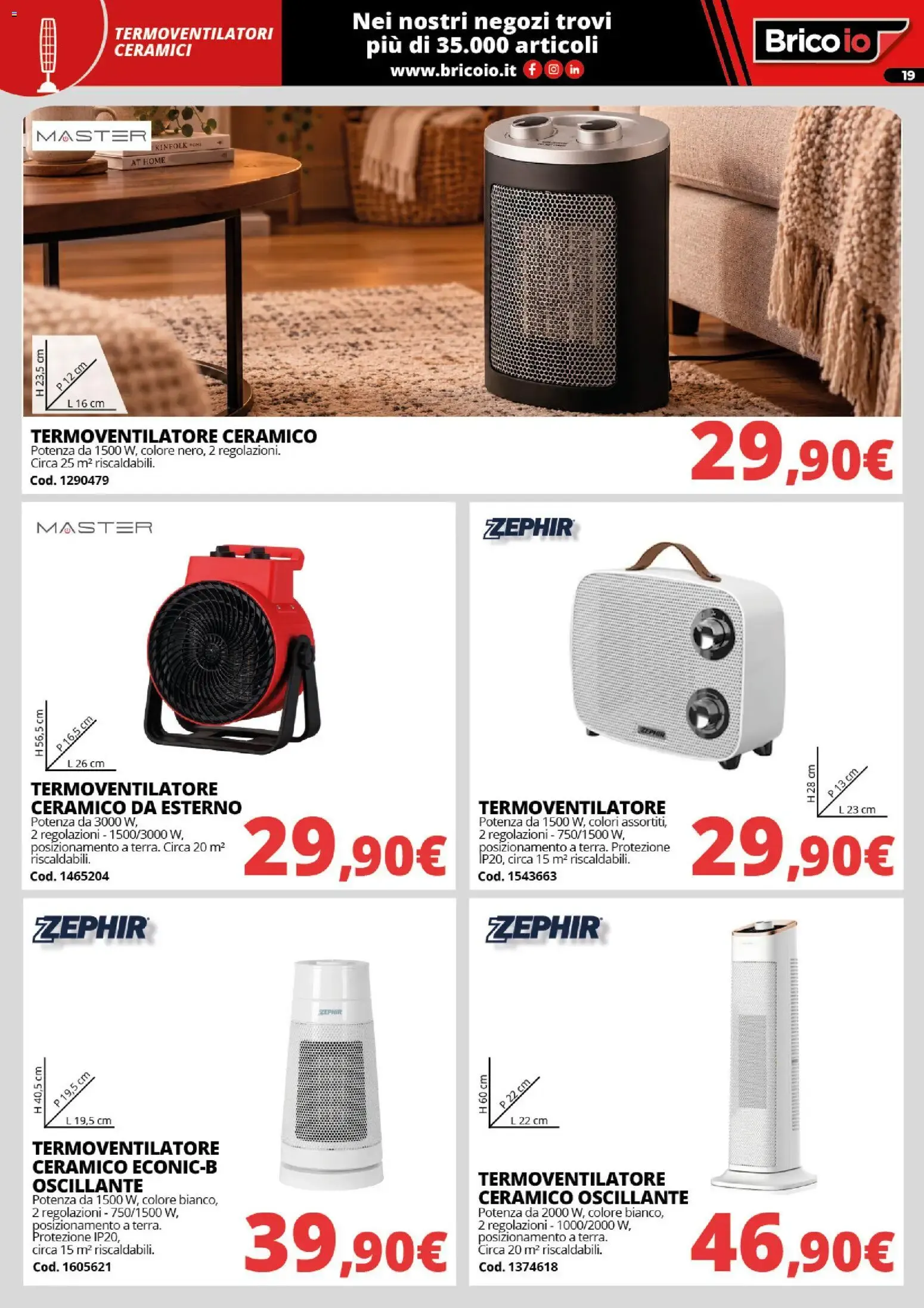 Nuovo Brico io volantino Riscaldamento dal 24/09/2026 > offerte anteprima 🛍️ da 24 settembre a 1 febbraio di 2027 - Pagina del volantino 19