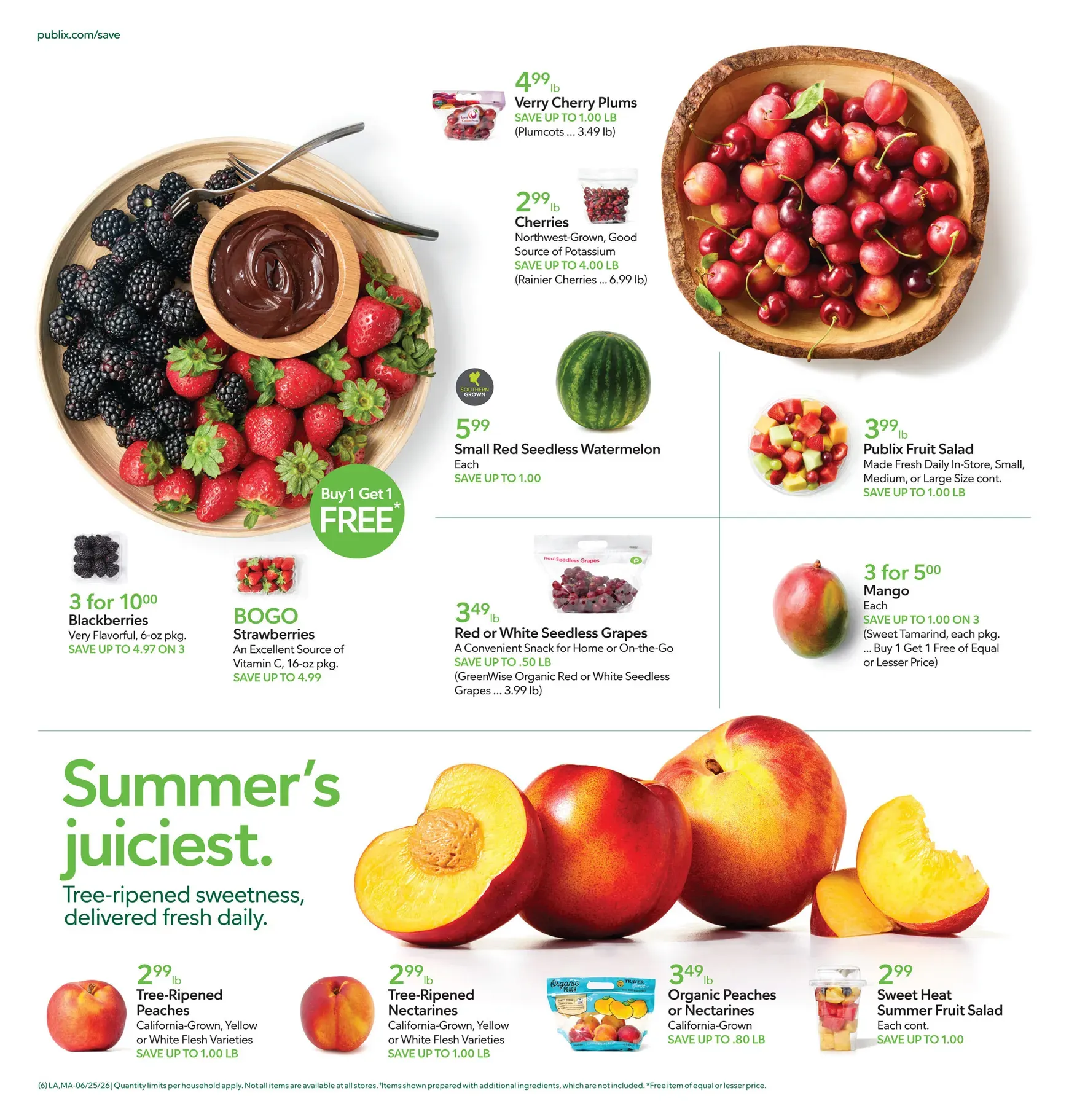 Weekly ad Current Publix leaflet valid from Thursday 06/25/2026 to Wednesday 07/01/2026 from June 25 to July 1 2026 - Page 6