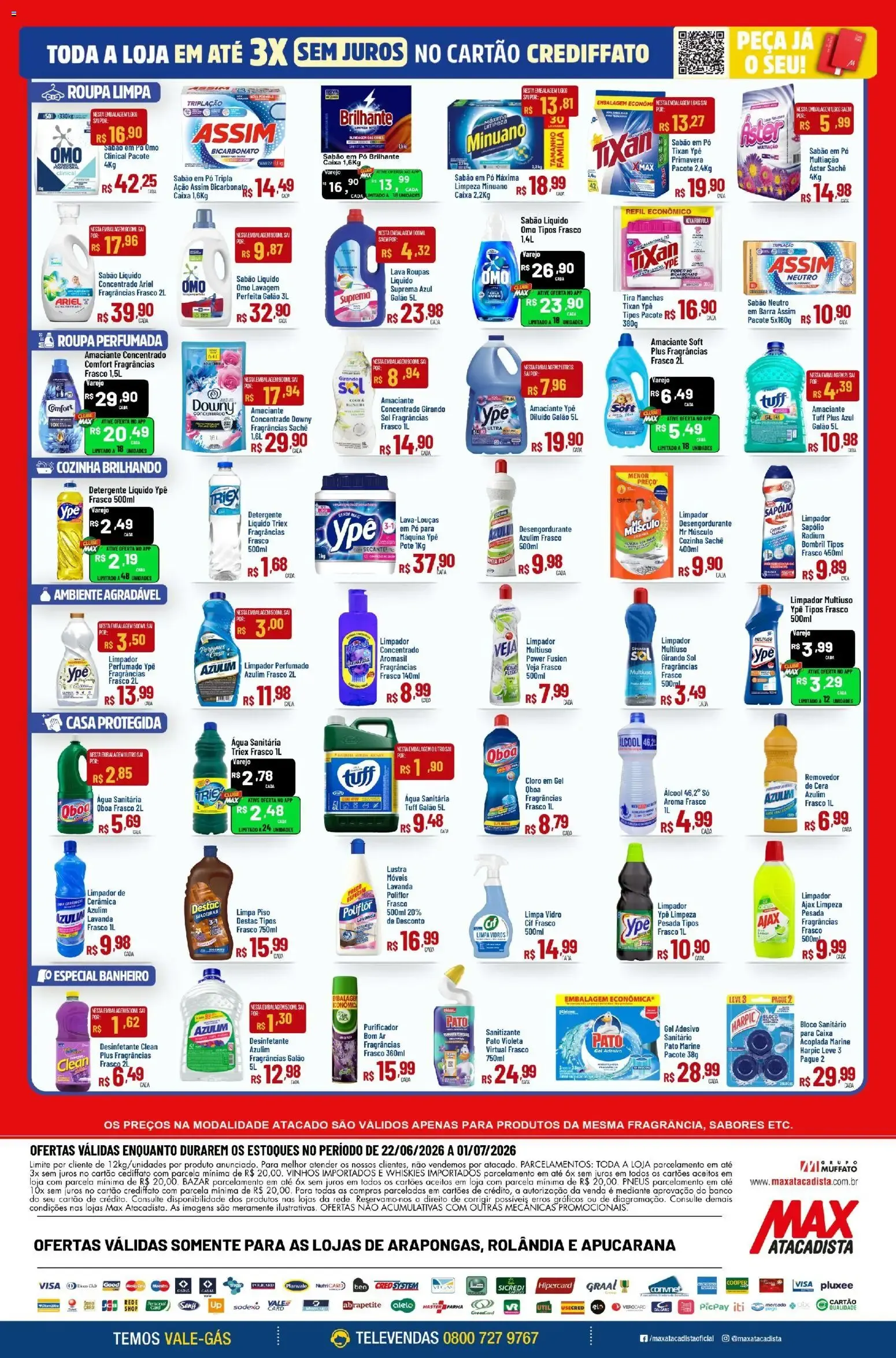 Encarte de Max Atacadista - Ofertas da semana de 22/06/2026 | Promoções Online 22 de junho até 1 de julho 2026 - Pagina 8