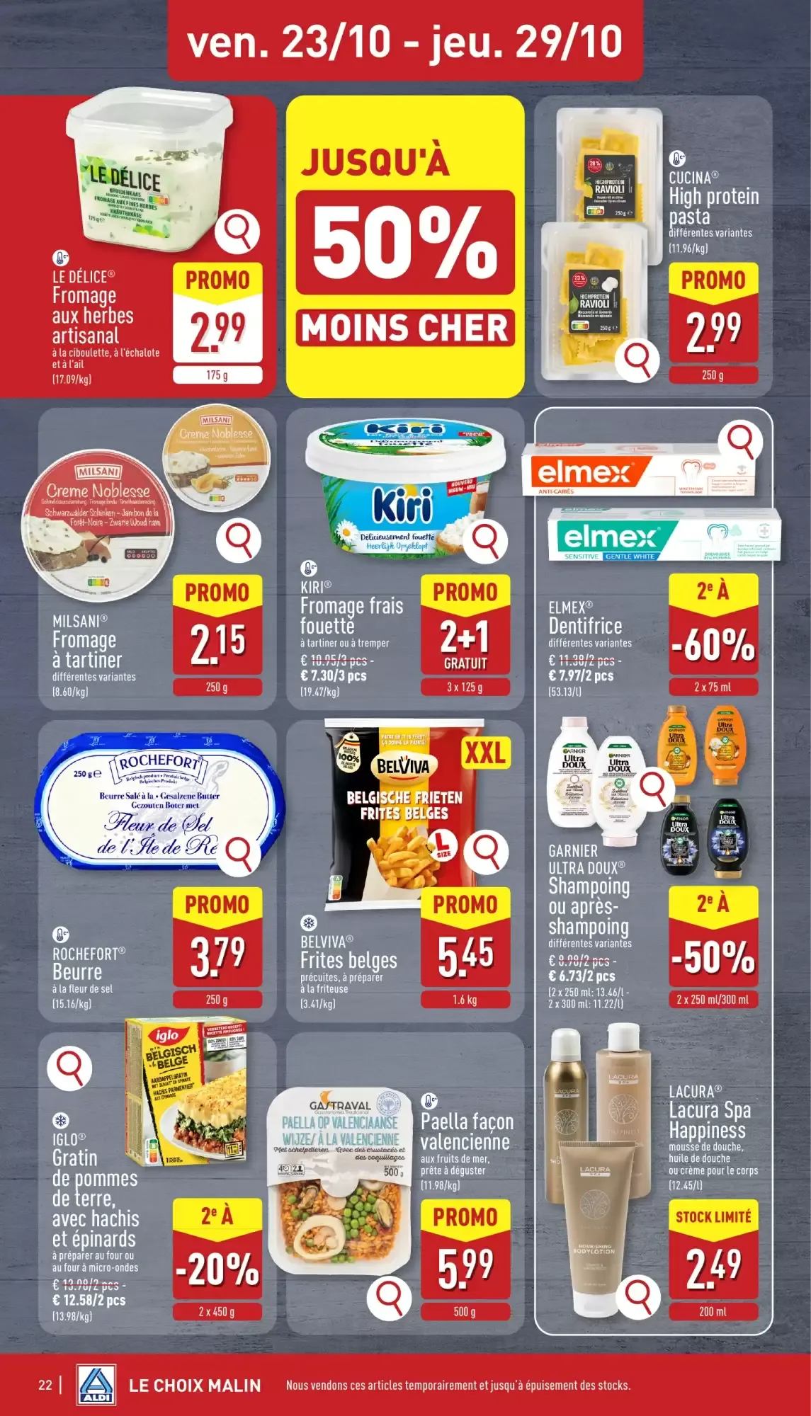 Dépliant ALDI du 19 au 24 Octobre van 19 oktober tot 24 oktober 2026 - folder pagina 22