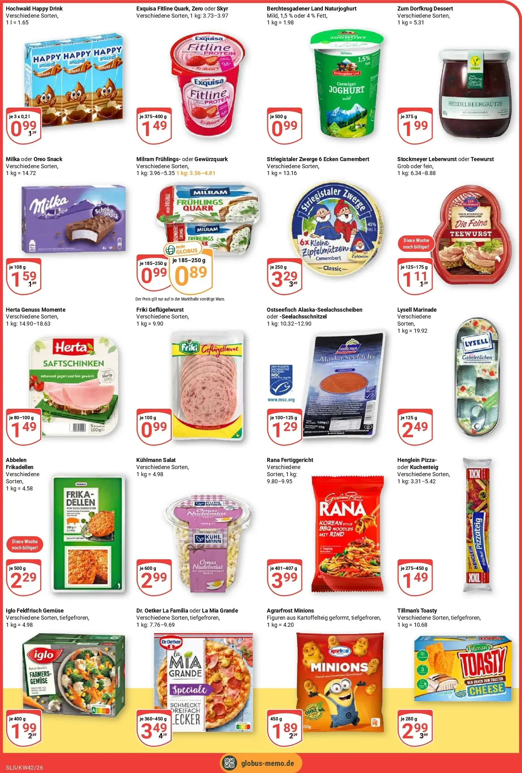 Globus Prospekt – von Montag 12.10.2026 bis Samstag 17.10.2026 von 12. Oktober bis 17. Oktober 2026 - Prospekt seite 3