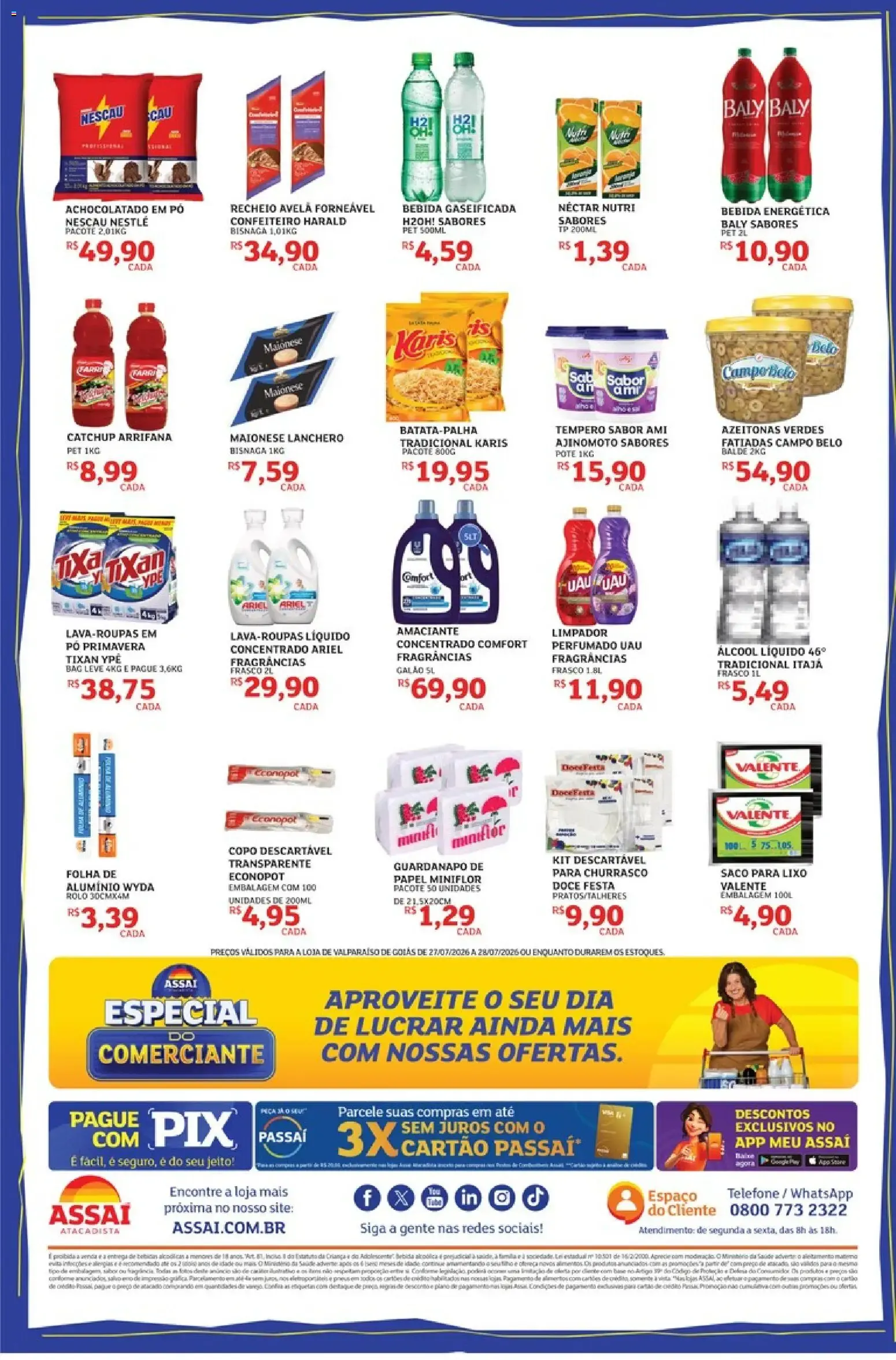 Encarte de Assaí Atacadista - Especial do Comerciante 27 de julho até 28 de julho 2026 - Pagina 2