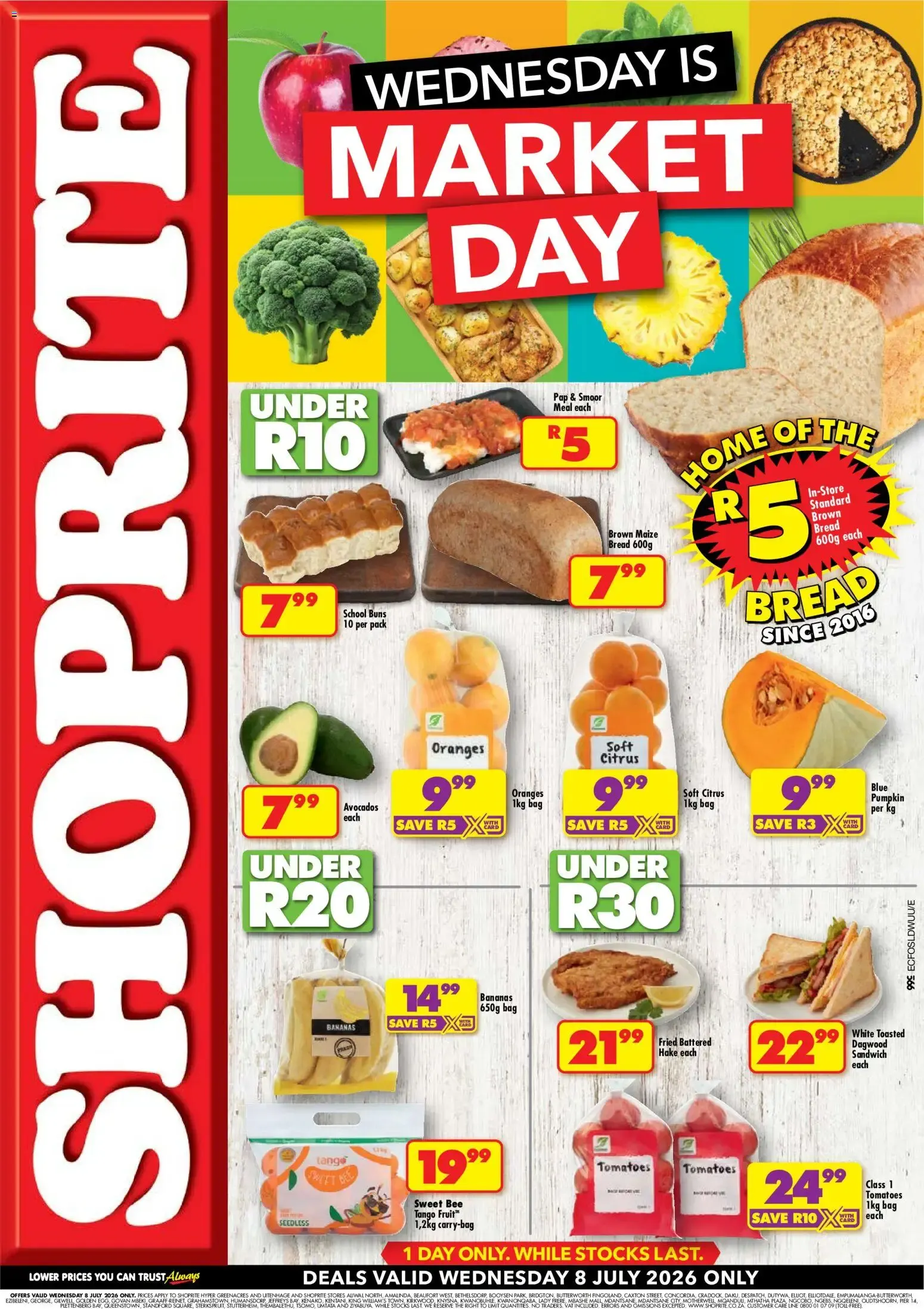 Shoprite - Eastern Cape - Market Day Deals (08/07/2026 - 08/07/2026) → Online Catalogue from 8 July to 8 July 2026 - Catalogue Page 1