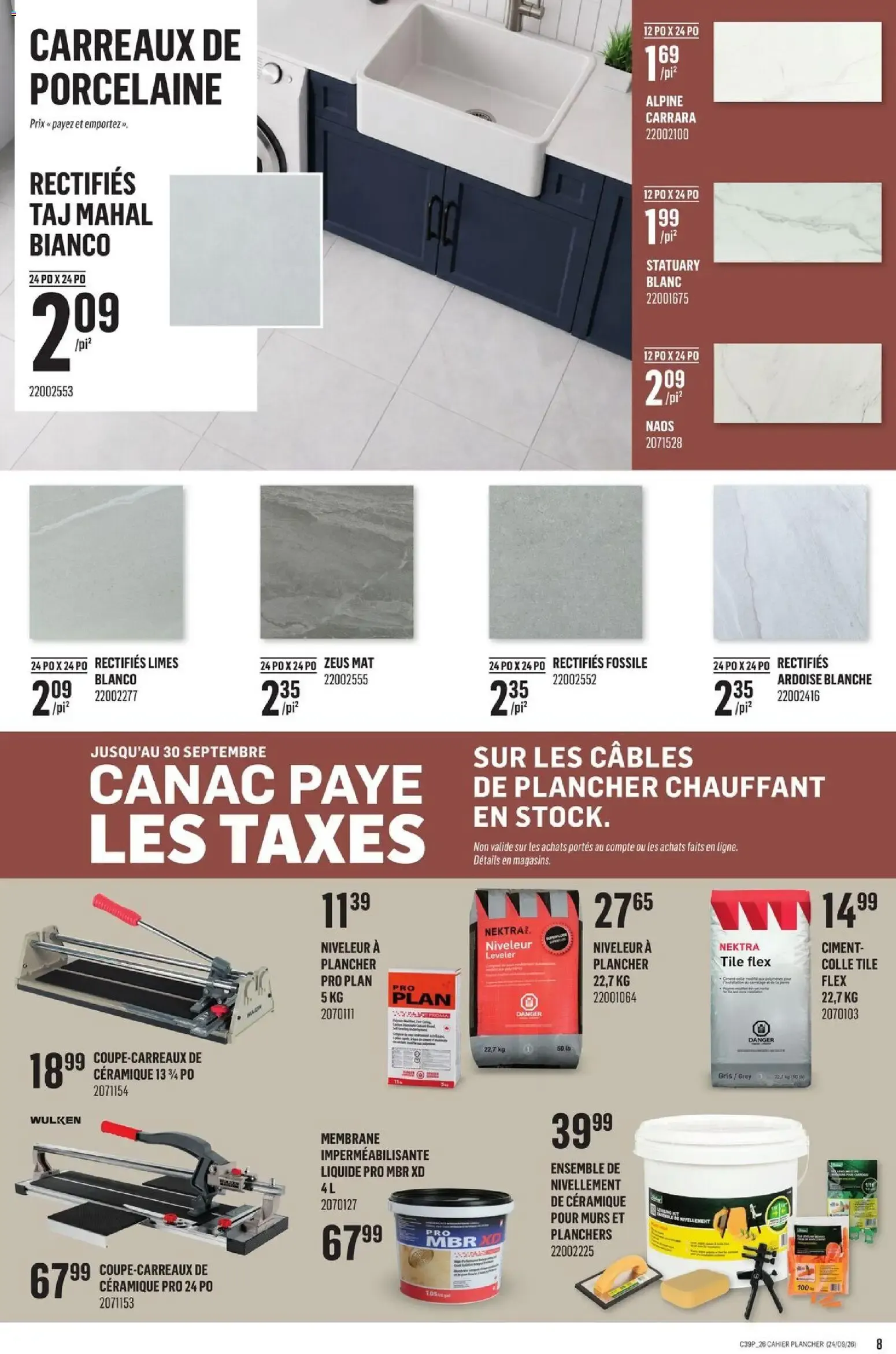 Canac circulaire - Inspiration Décor from Sep 24, 2026 > weekly specials & deals from September 24 to October 7 2026 - flyer page 8