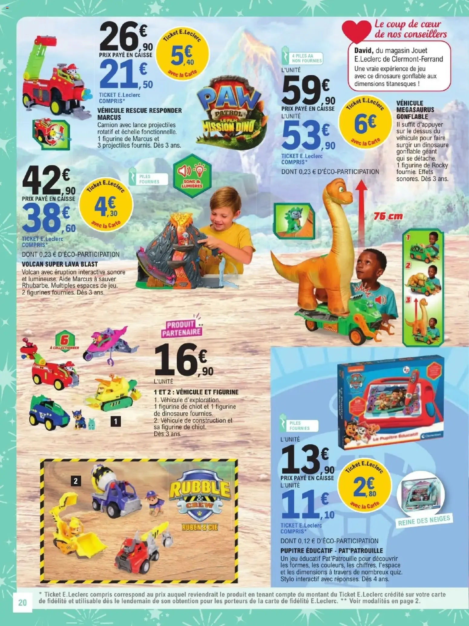 La Fabuleuse Fabrique des Jouets - E.Leclerc du 13 octobre au 5 décembre 2026 - Catalogue page 20