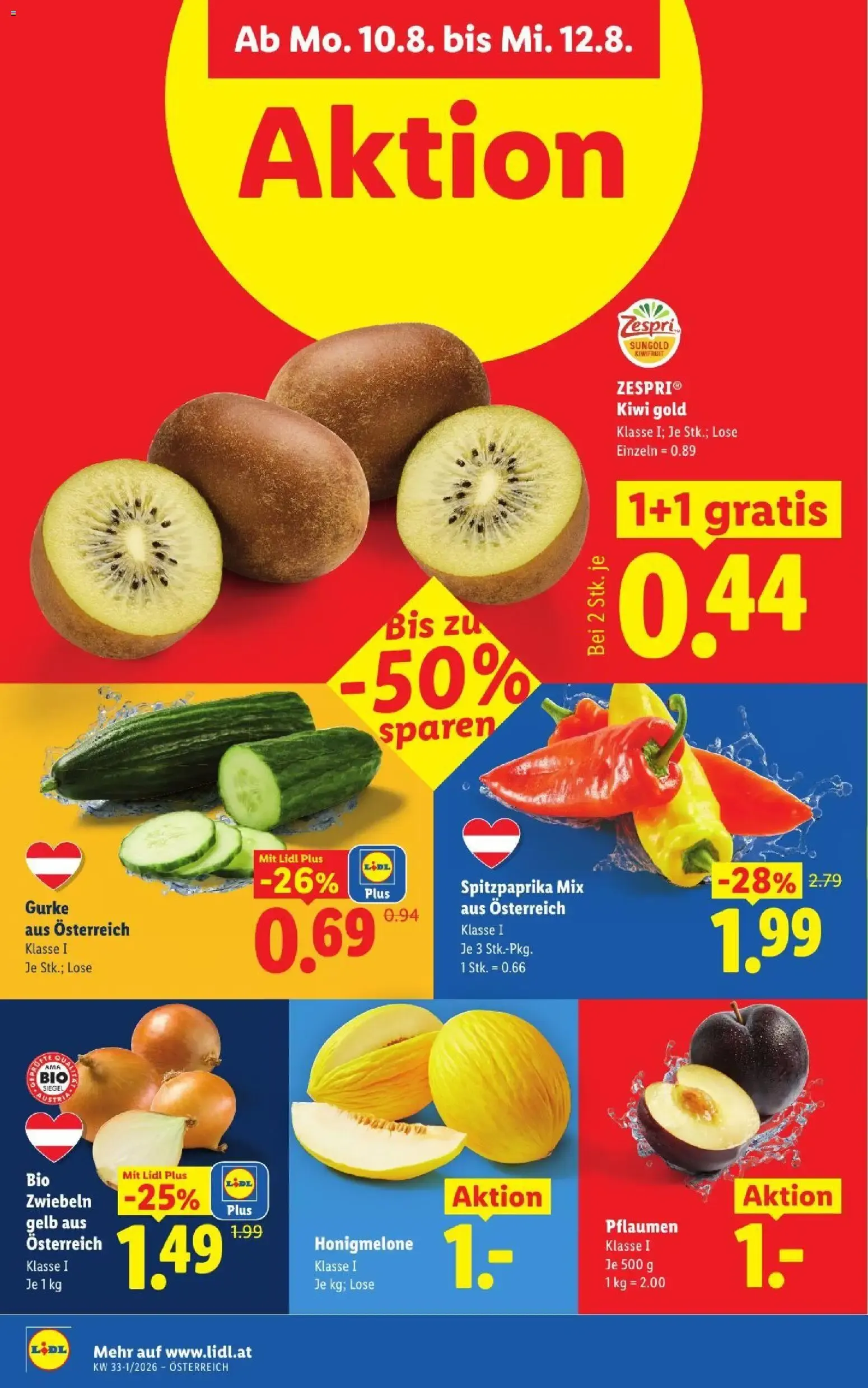 Mit Lidl Plus Österreichs günstigste Preise von 6. August bis 8. August 2026 - Flugblätt seite 40