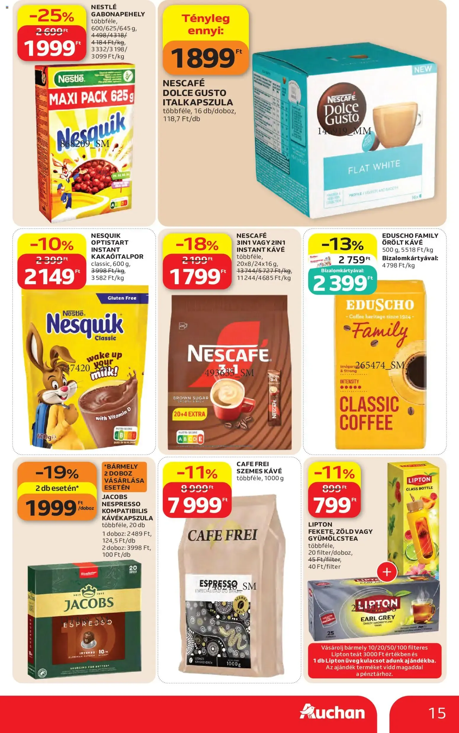 Katalógus Auchan Hipermarket - Márkák Ünnepe! szeptember 10.-tól szeptember 23.-ig 2026. - Oldal 15