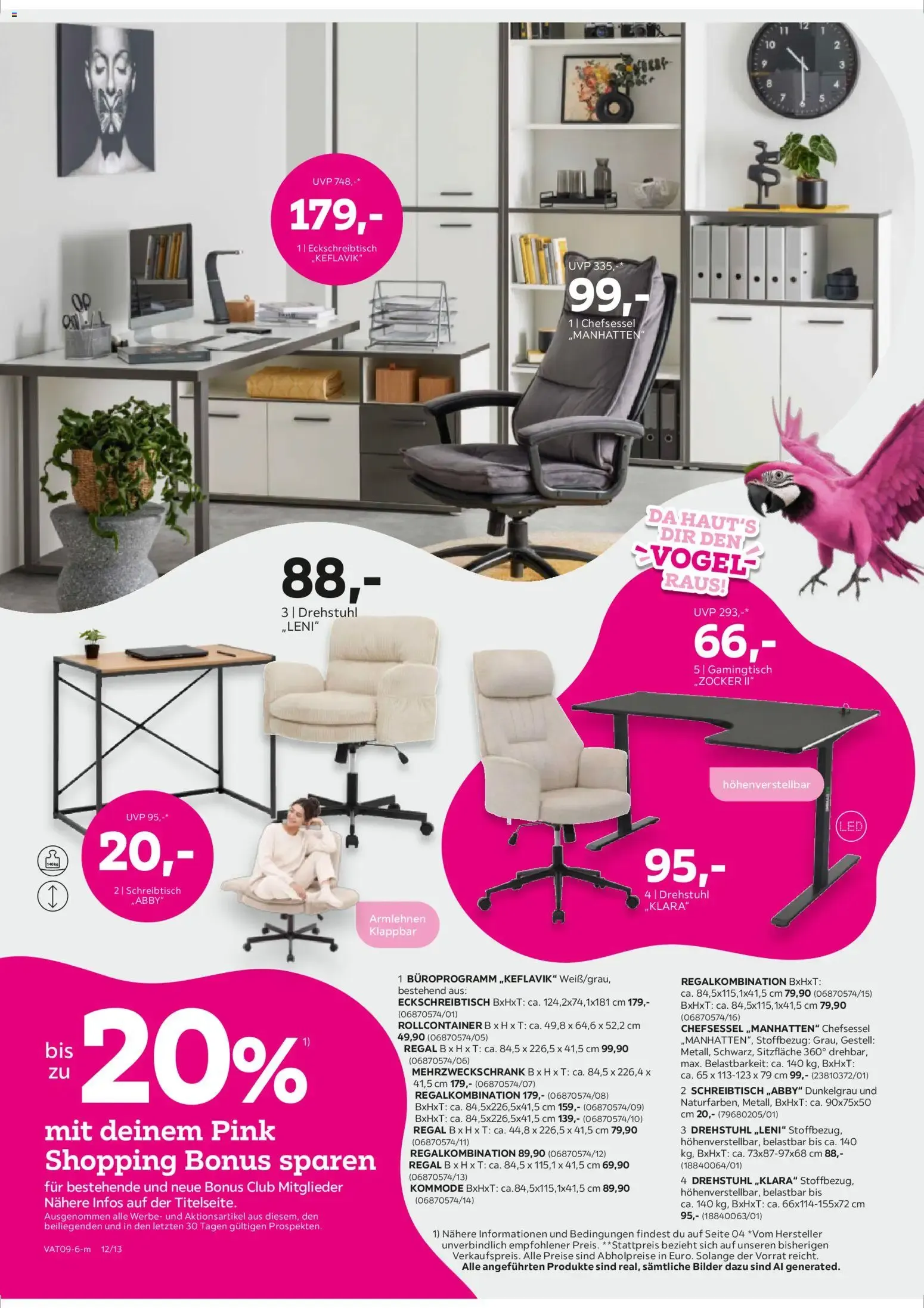 Pink Shopping? Da haut's dir den VOGEL raus! mit deinem Pink Shopping Bonus sparen von 22. September bis 28. September 2026 - Flugblätt seite 12