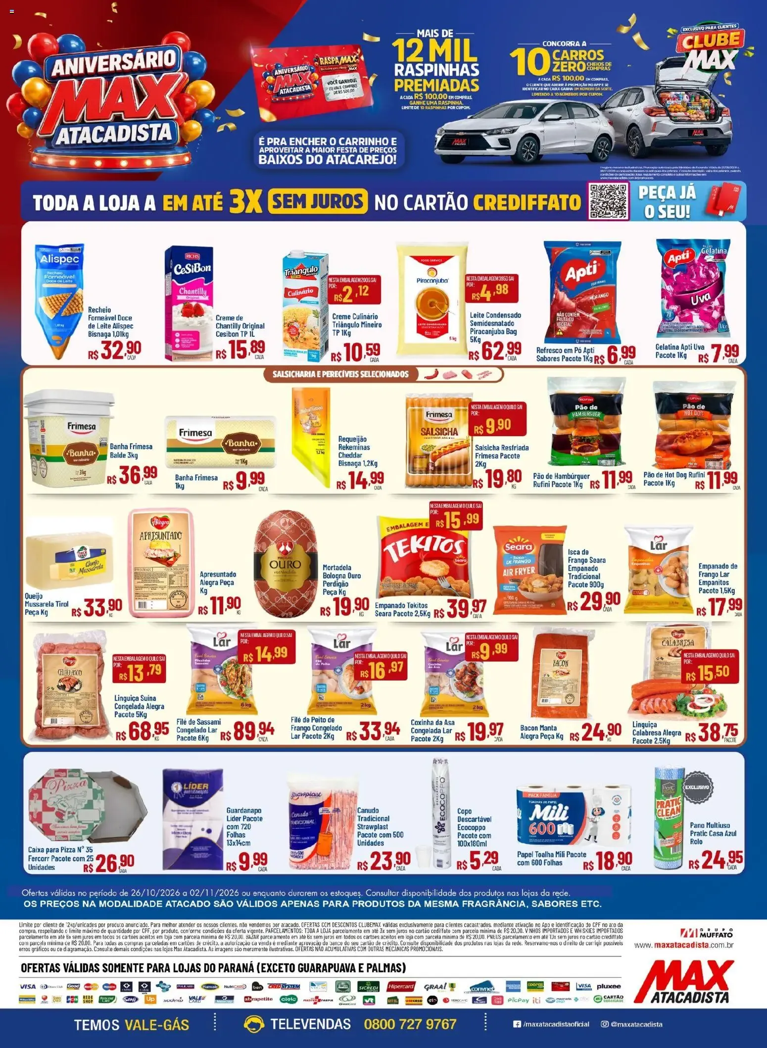 Encarte de Max Atacadista - Ofertas da semana de 26/10/2026 | Promoções Online 26 de outubro até 2 de novembro 2026 - Pagina 2