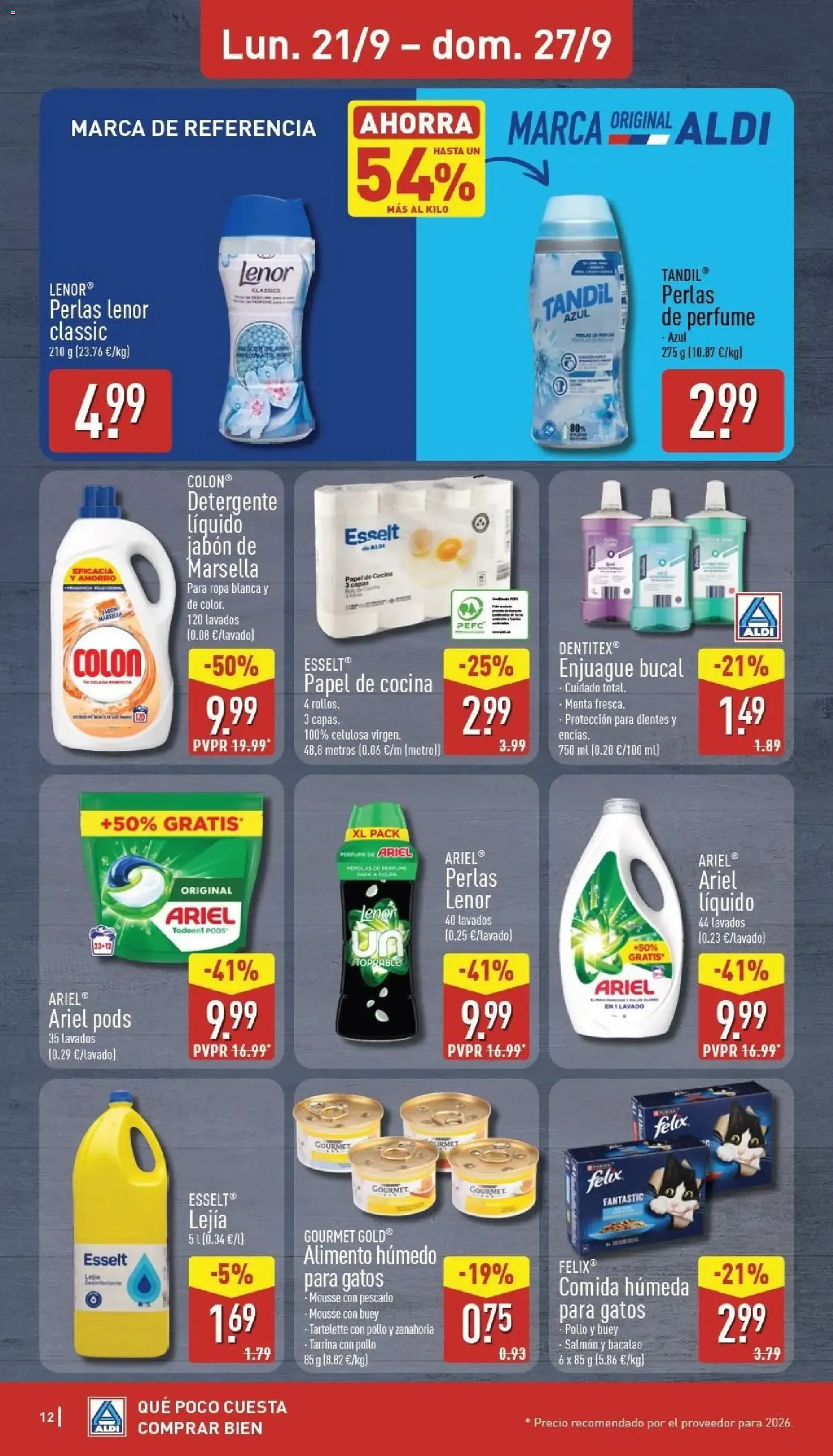 Catálogo de Aldi folleto Canarias del 21/09/2026 | Catálogo 21 de septiembre al 27 de septiembre 2026 - Página 12