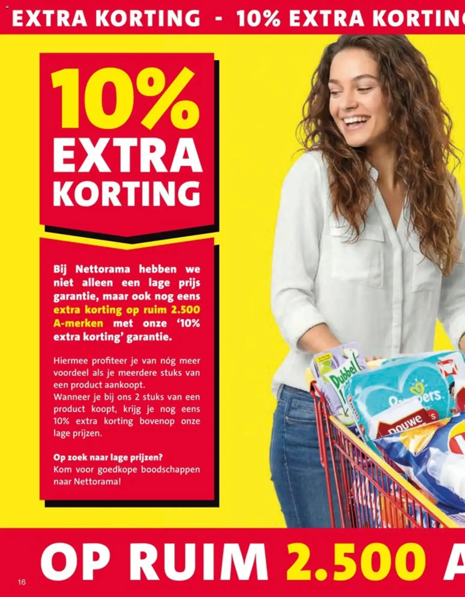 Nettorama Merkendiscount - Discount Prijs! Extra Lang Laag! van 17 augustus tot 23 augustus 2026 - Folder pagina 16