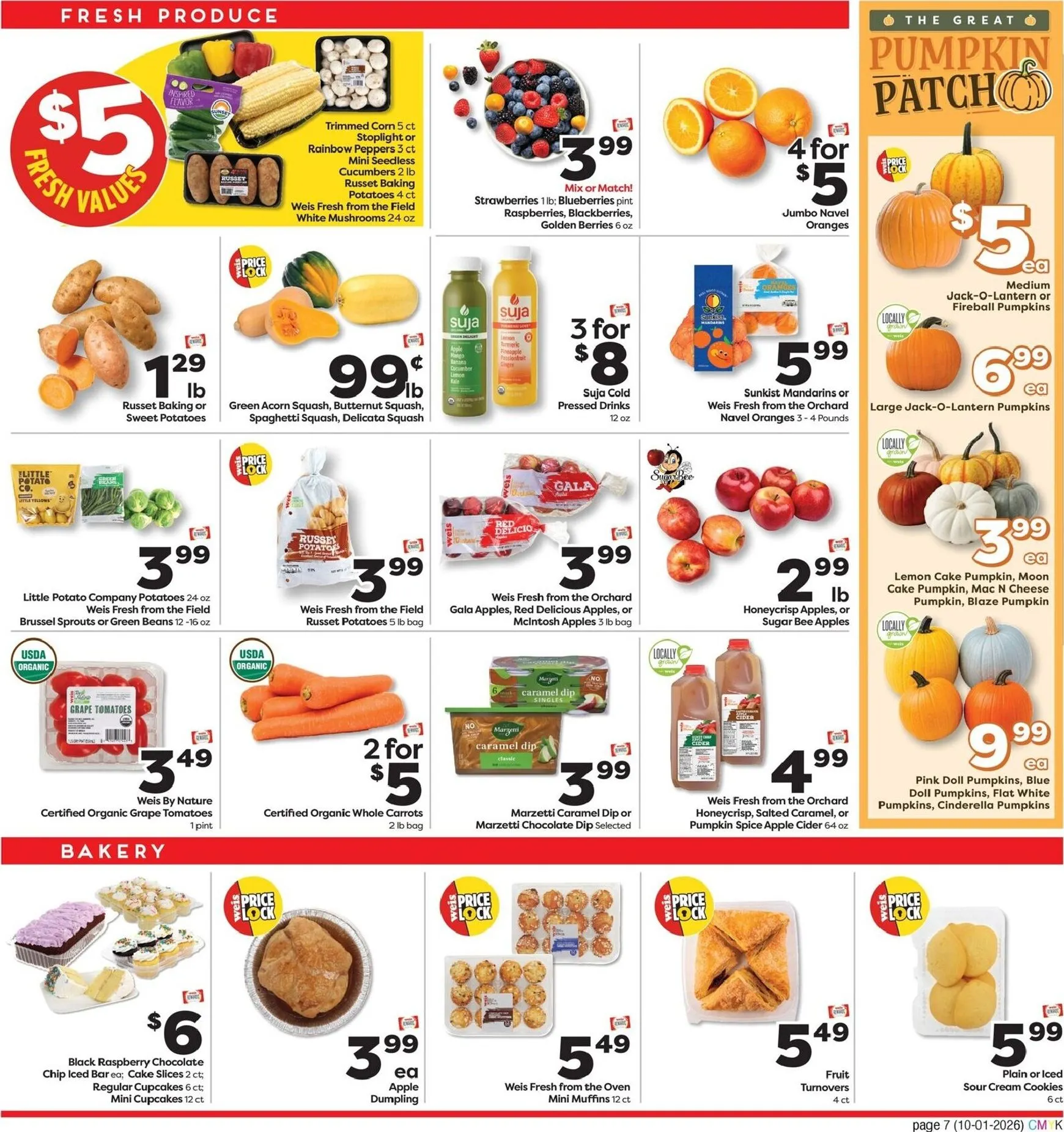 Weekly ad Current Weis Markets - Extended Savings leaflet valid from Thursday 10/01/2026 to Wednesday 10/28/2026 from October 1 to October 28 2026 - Page 8