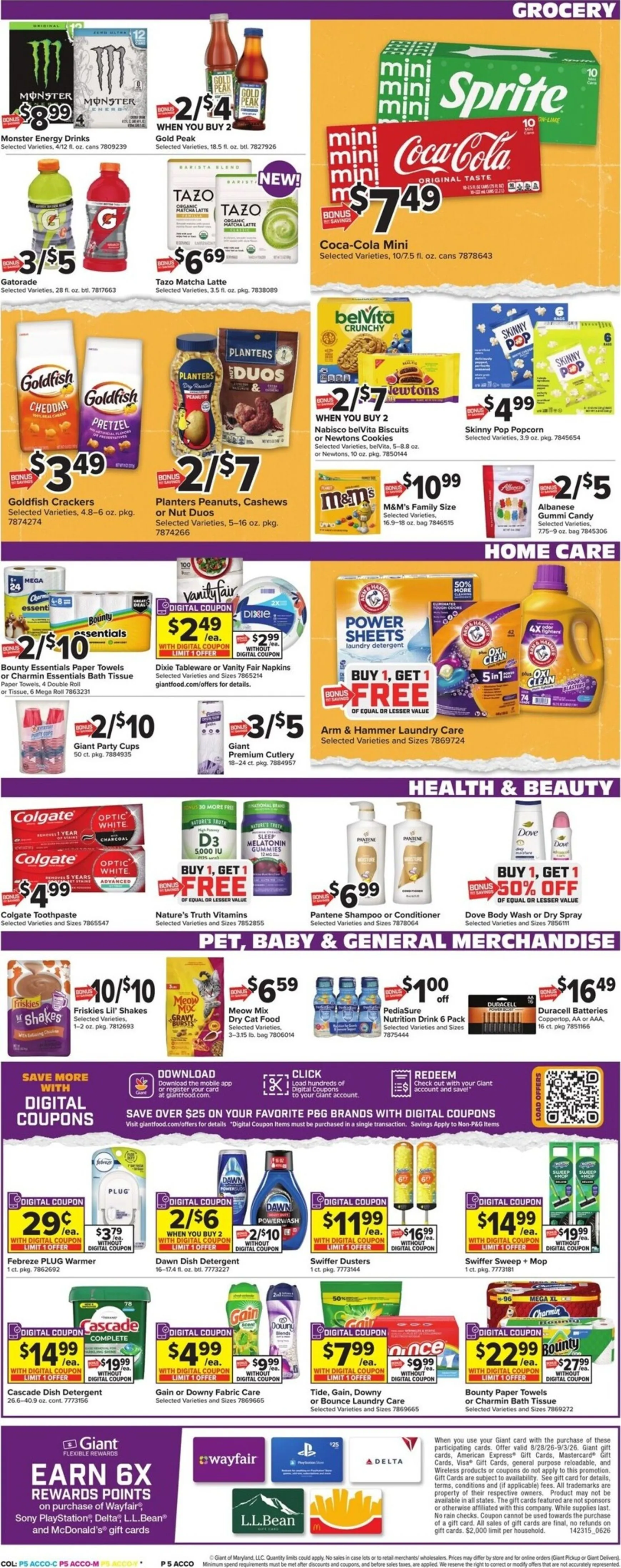 Weekly ad Current Giant leaflet valid from Friday 08/28/2026 to Thursday 09/03/2026 from August 28 to September 3 2026 - Page 6