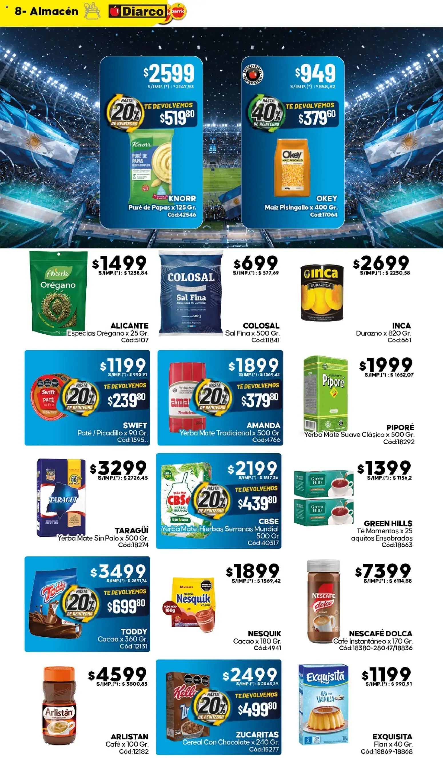 Ofertas de Diarco - Ahorros Mundiales 15 de junio al 19 de junio 2026 - Página 8 del catálogo