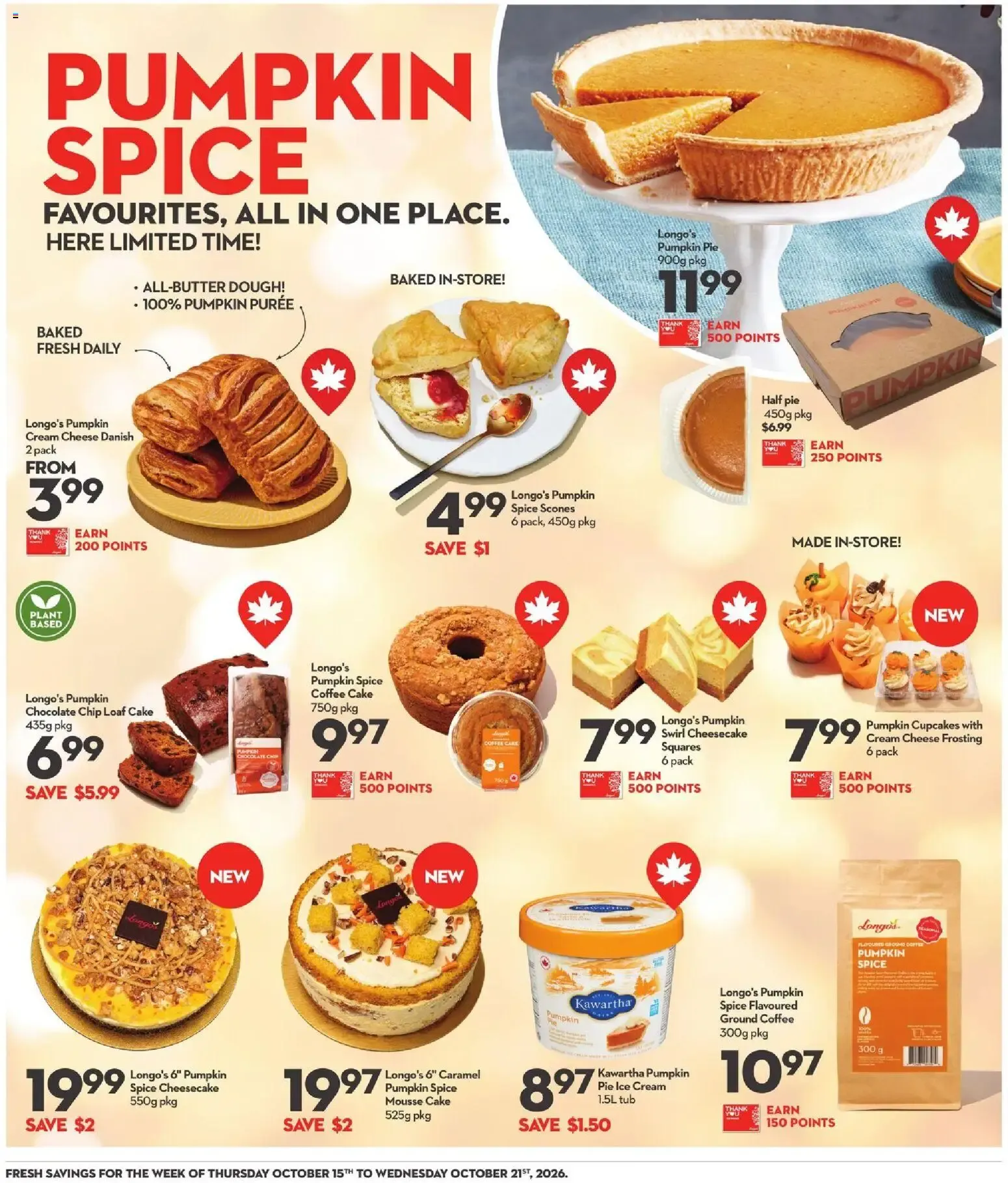 Longo's weekly flyer / circulaire from Oct 15, 2026 > weekly specials & deals from October 15 to October 21 2026 - flyer page 10