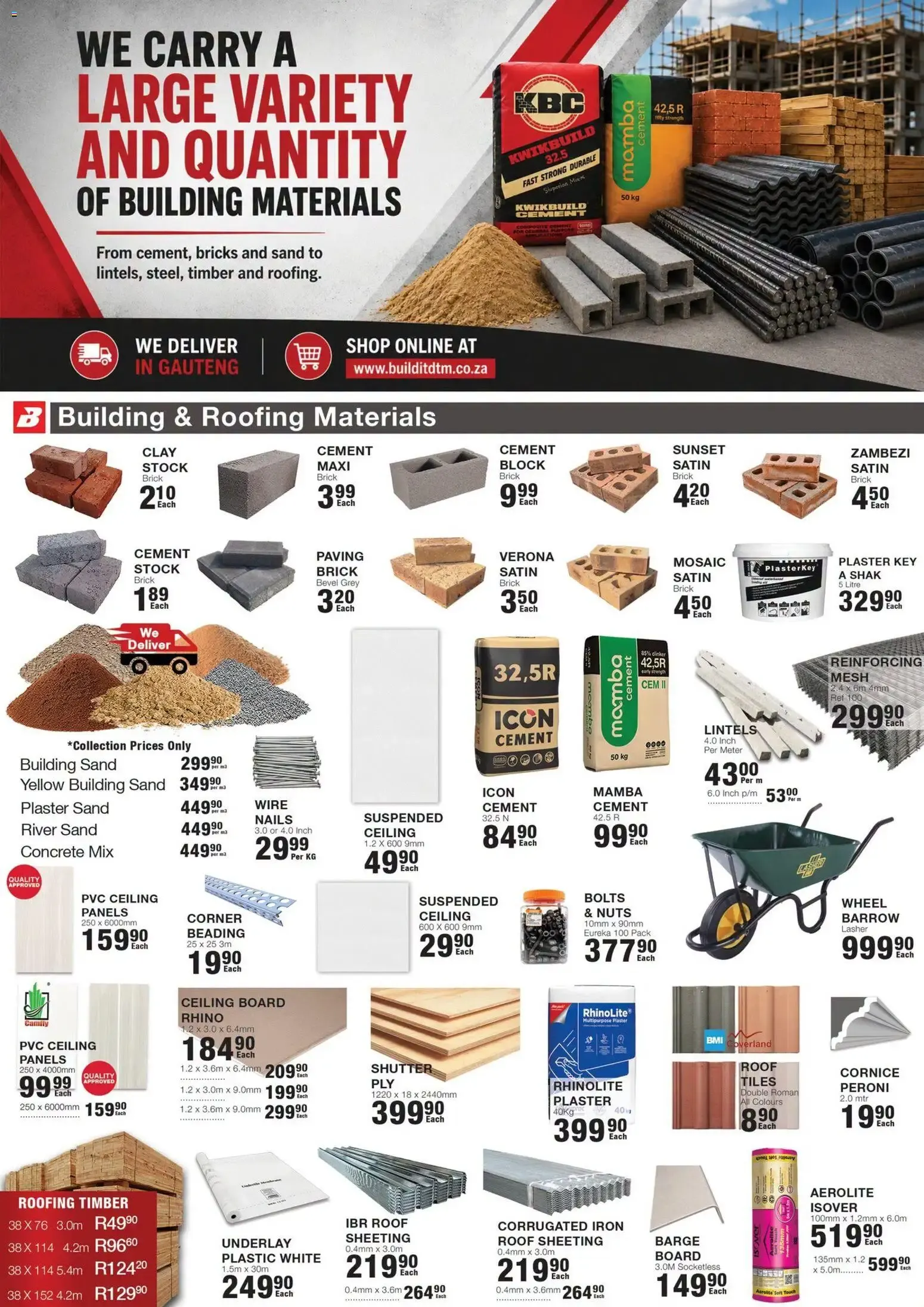 Build It Gauteng - Price Freeze (16/07/2026 - 15/08/2026) Online from 16 July to 15 August 2026 - Catalogue Page 4