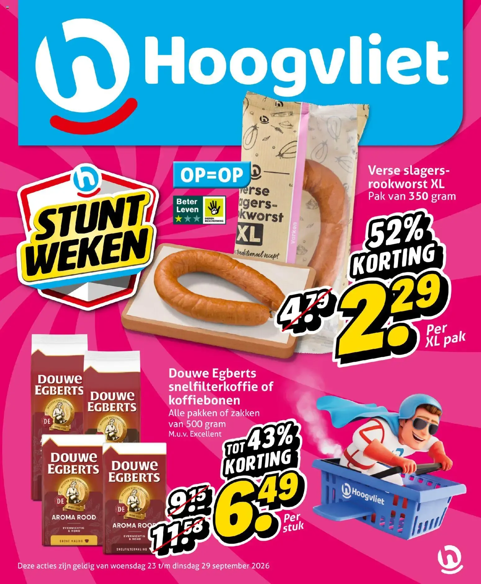 Hoogvliet - Stunt Weken van 23 september tot 29 september 2026 - Folder pagina 1
