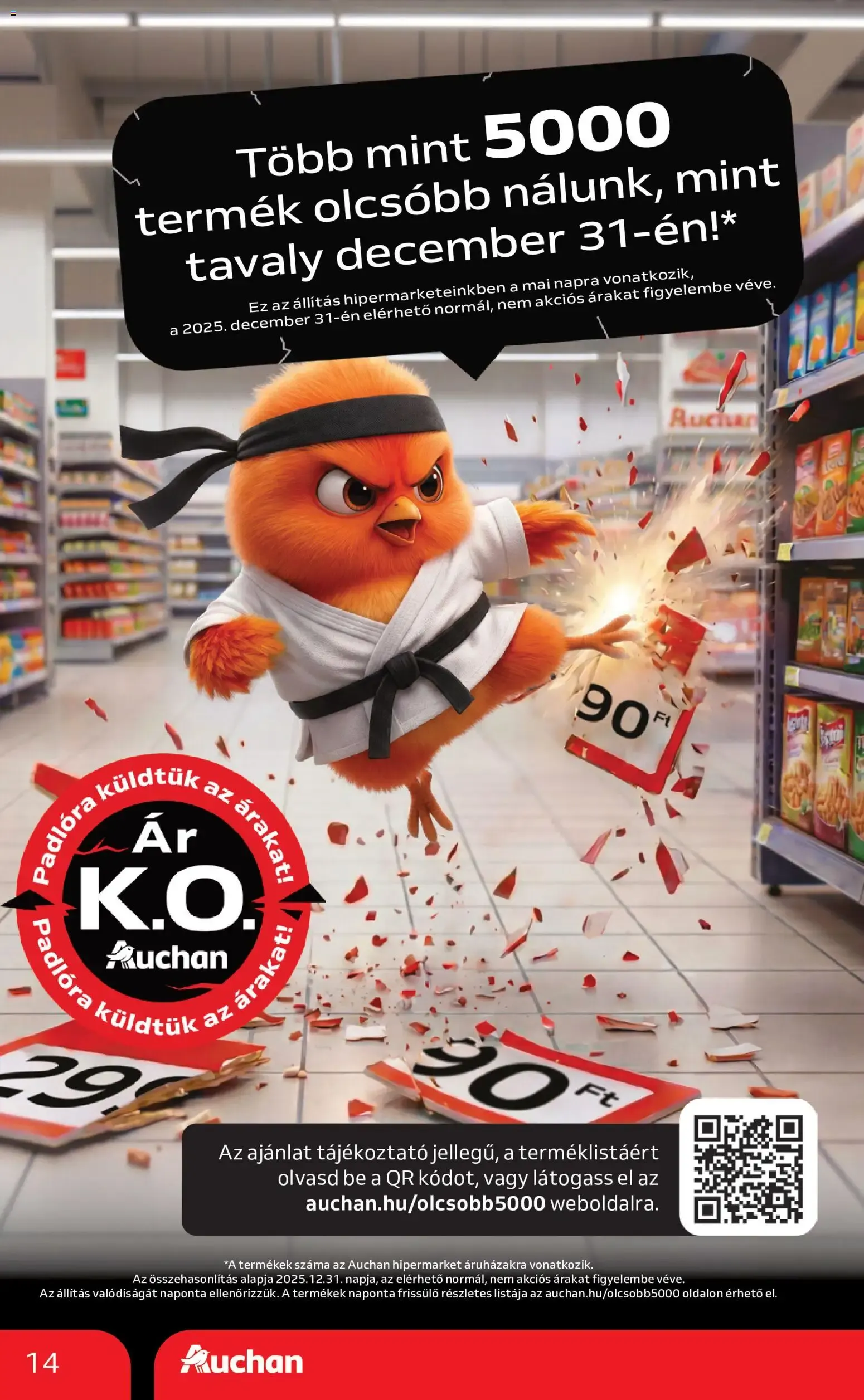 Katalógus Auchan akciós újság - 2026.08.06. -tól/töl > akció, lapozható szórólap 🛍️ augusztus 6.-tól augusztus 12.-ig 2026. - Oldal 14