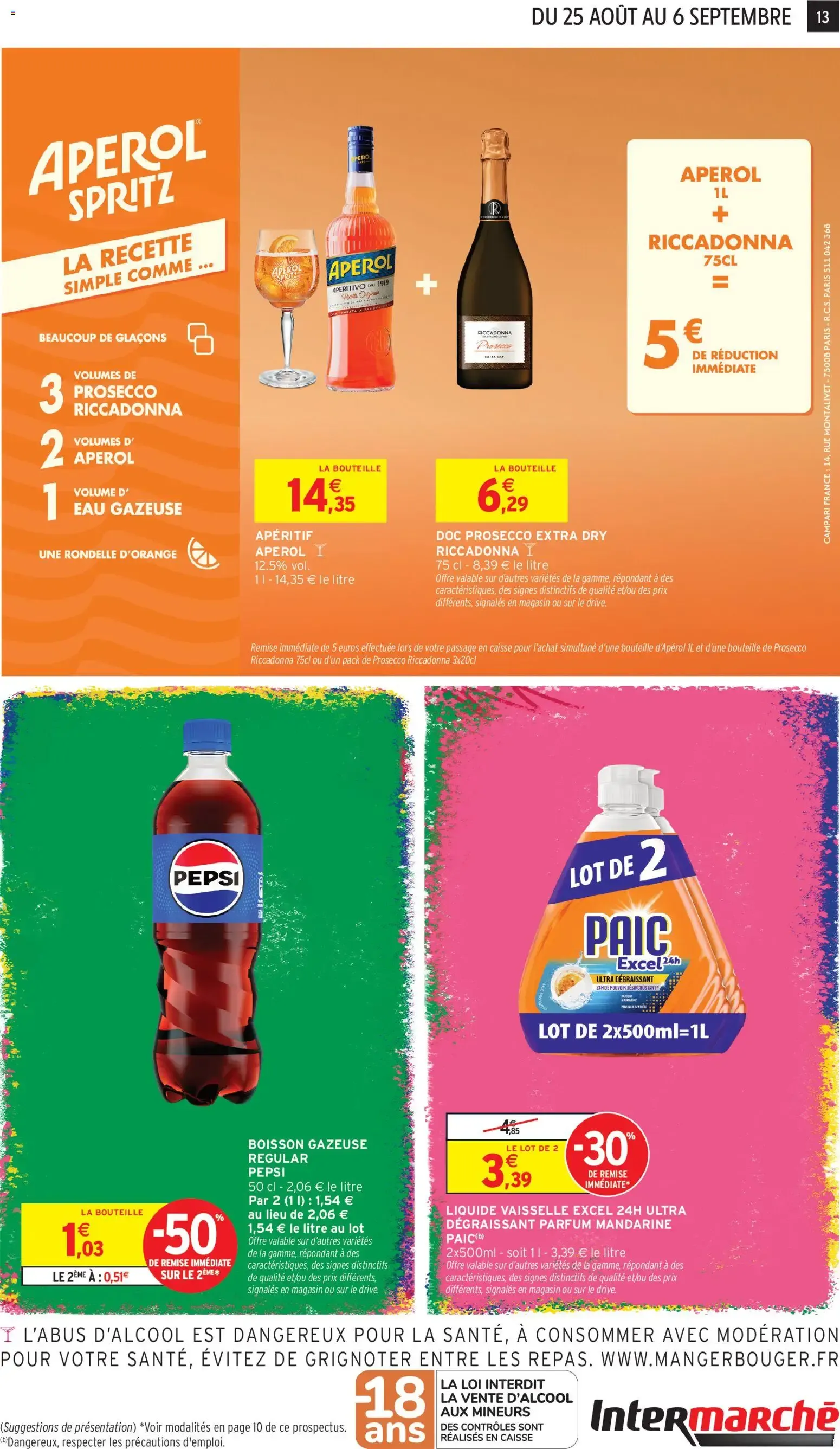 Intermarché - Découvrez nos offres spéciales rentrée à partir du 25/08/2026 - promo en ligne du 25 août au 6 septembre 2026 - Catalogue page 13