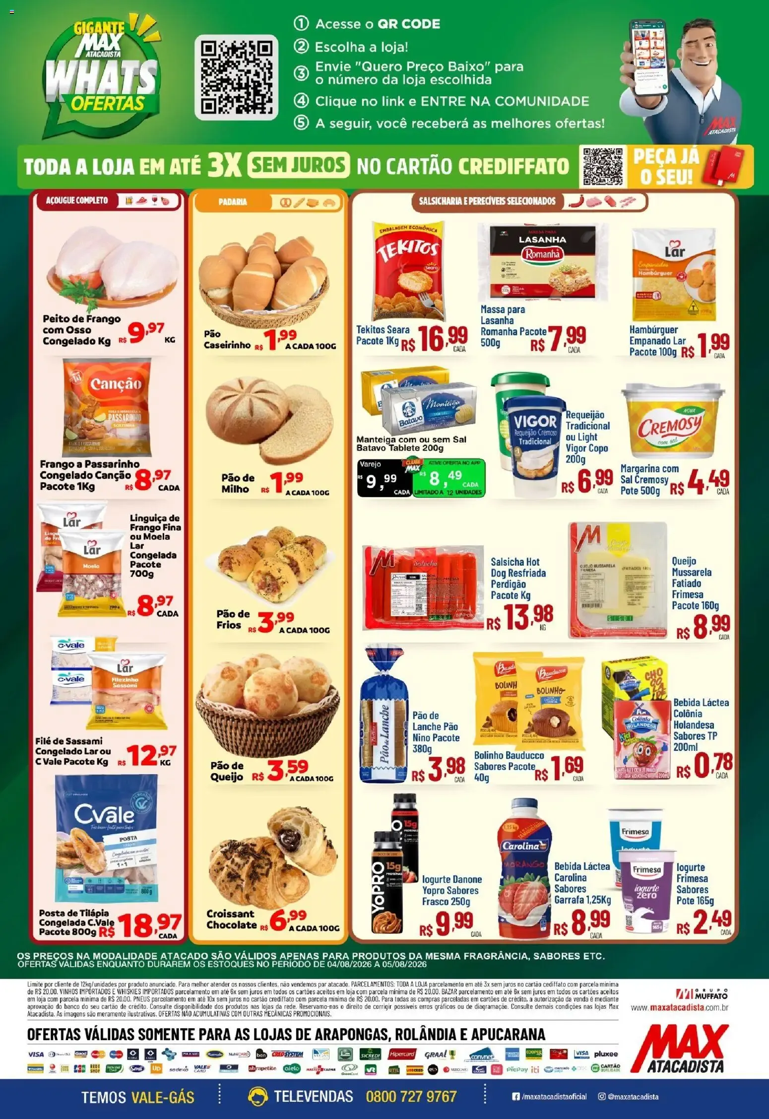Encarte de Max Atacadista ofertas Feira de 04/08/2026 | Promoções Online 4 de agosto até 5 de agosto 2026 - Pagina 2