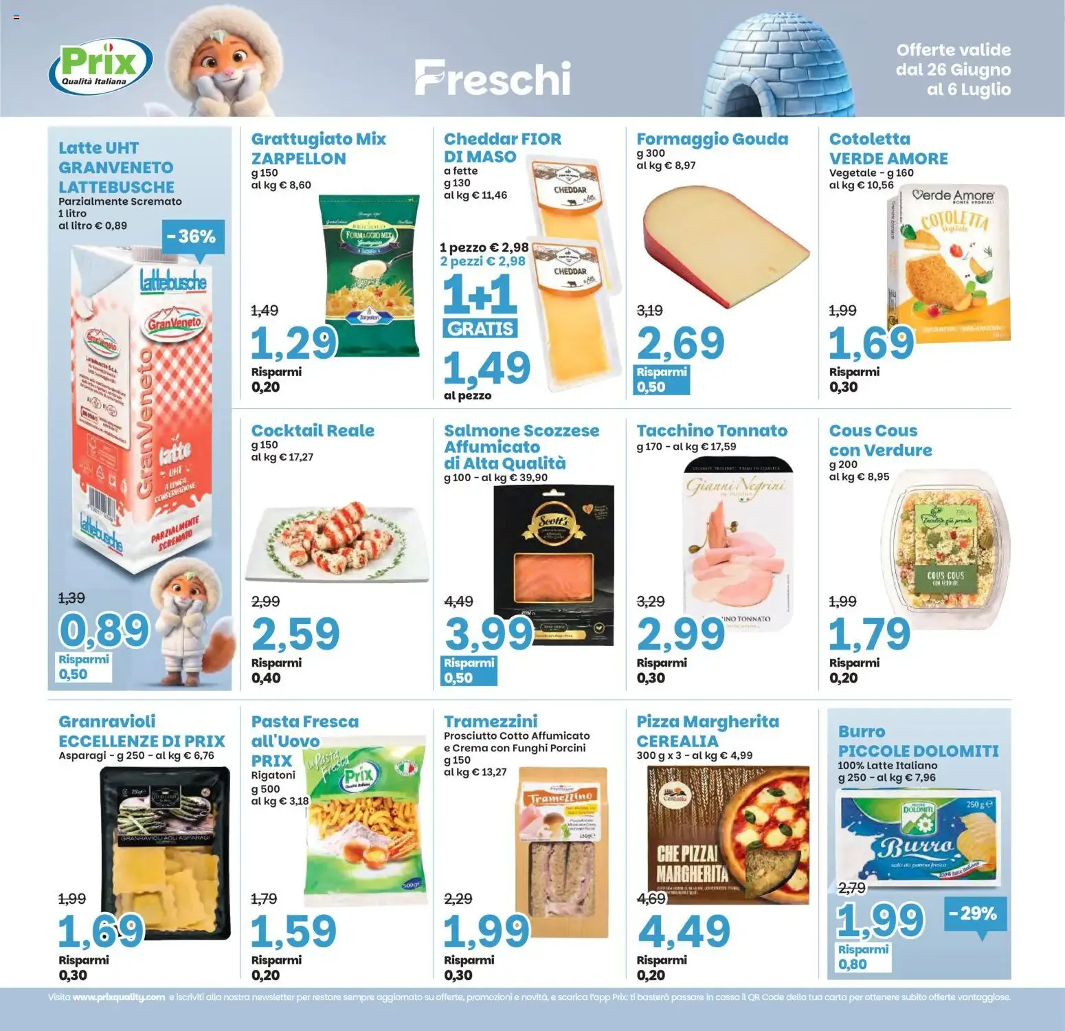 Prix: Volantino Offerte 'AL COSTO' da 26 giugno a 6 luglio di 2026 - Pagina del volantino 10
