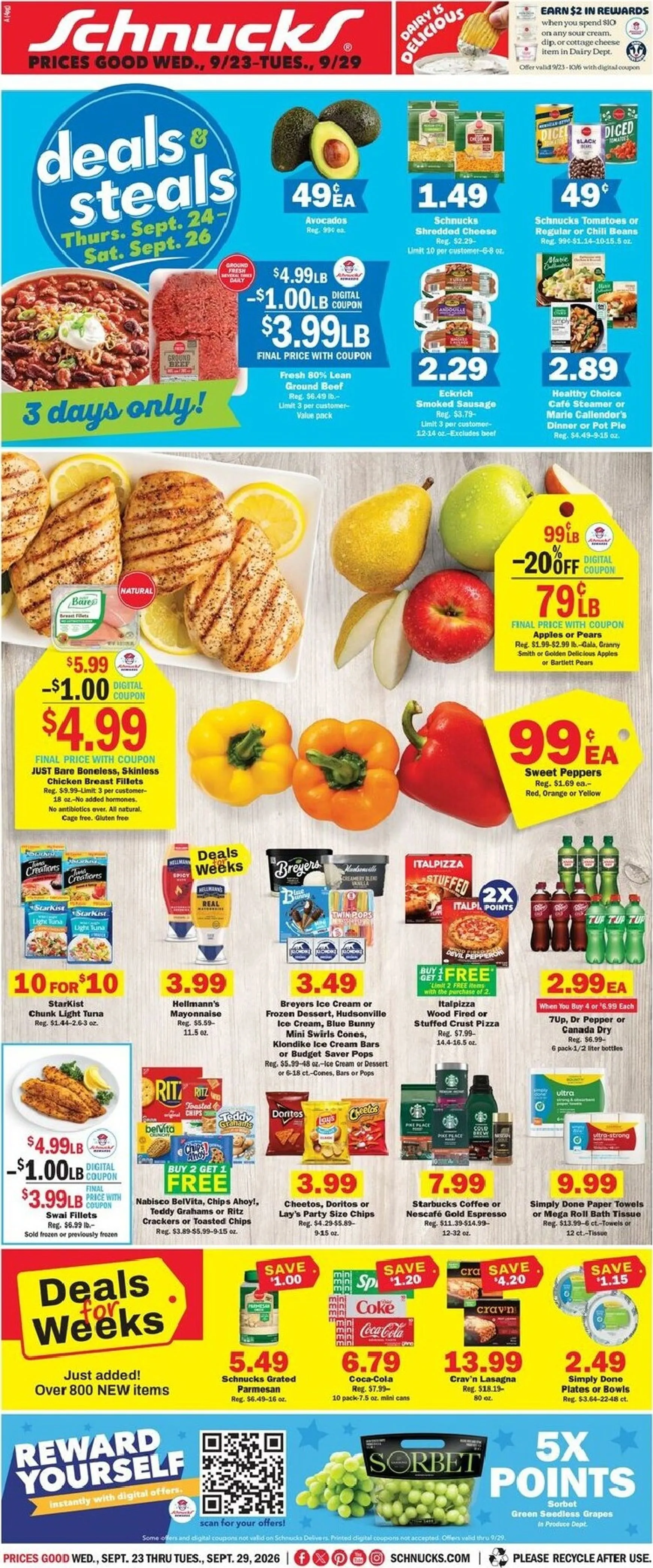 Weekly ad Schnucks Weekly Ad from September 23 to September 29 2026 - Page 1