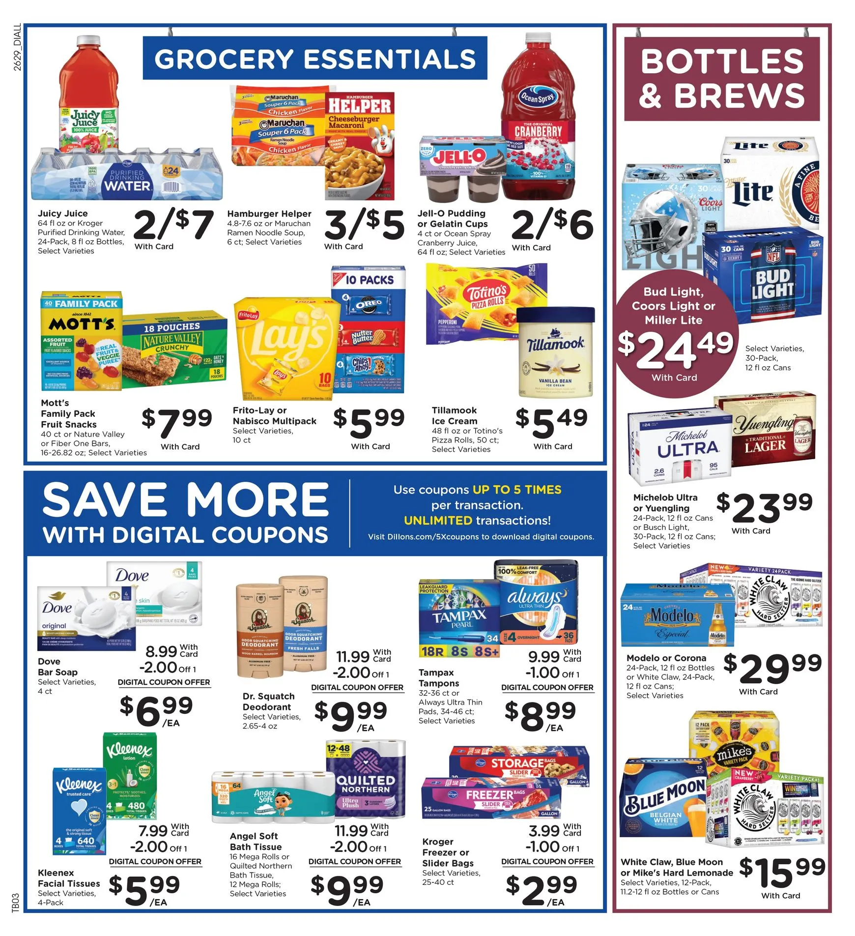 Weekly promotion Current Dillons leaflet valid from Wednesday 08/19/2026 to Tuesday 08/25/2026 spanning from August 19 to August 25 2026 - Page 8 for Catalogue 365