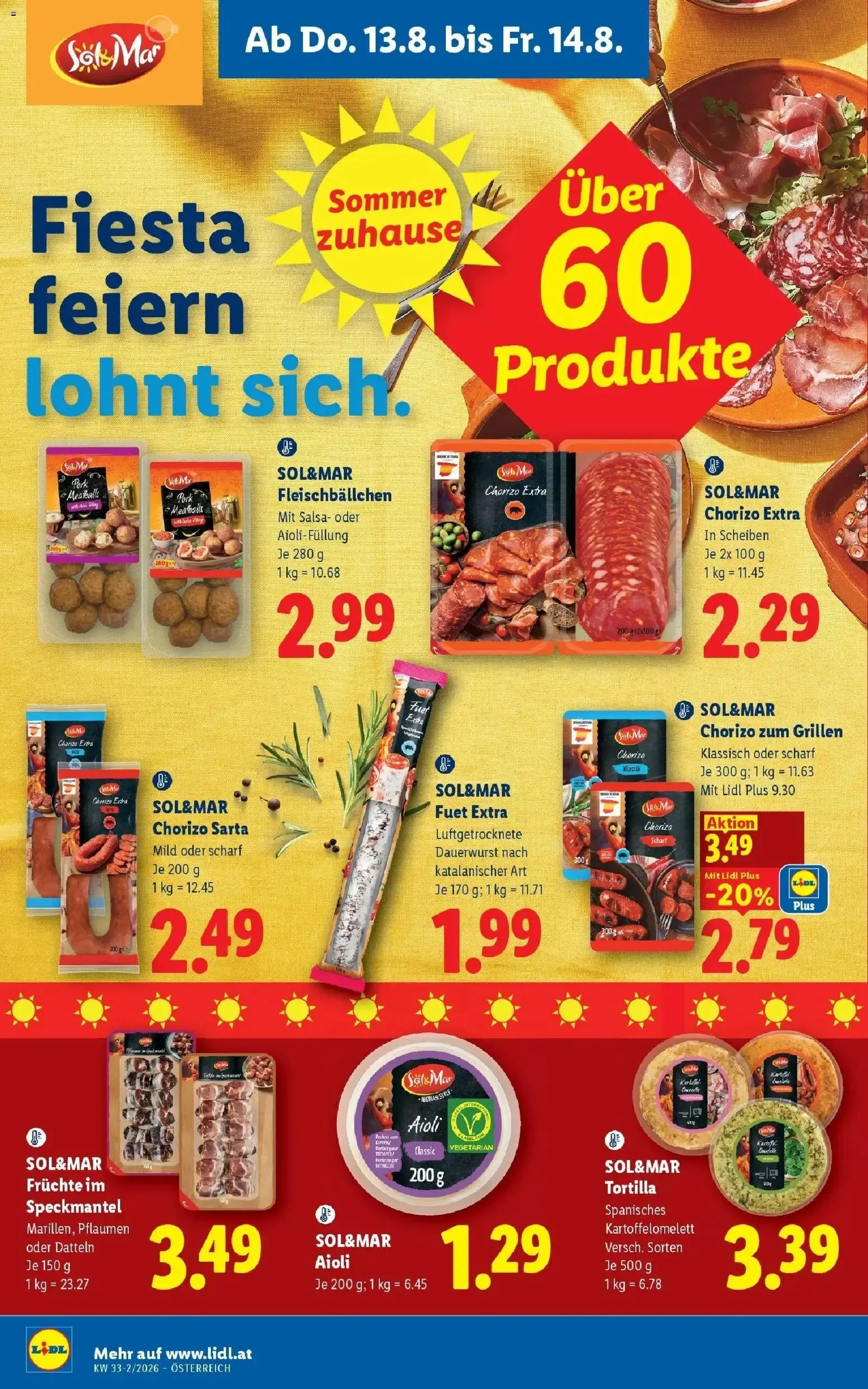 Mit Lidl Plus Österreichs günstigste Preise* von 13. August bis 14. August 2026 - Flugblätt seite 12