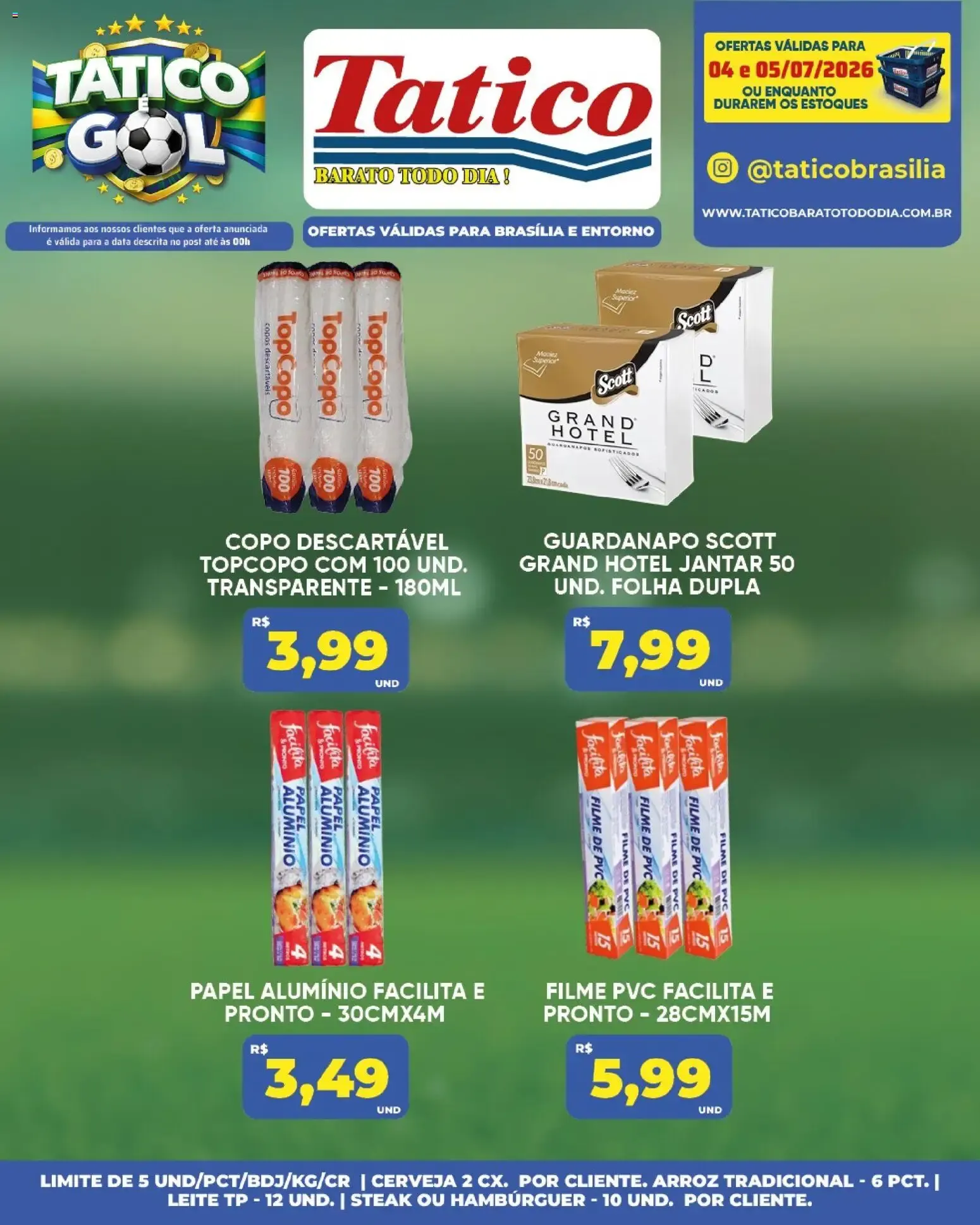 Encarte de Tatico ofertas do Dia de 06/07/2026 | Promoções Online 6 de julho até 6 de julho 2026 - Pagina 40