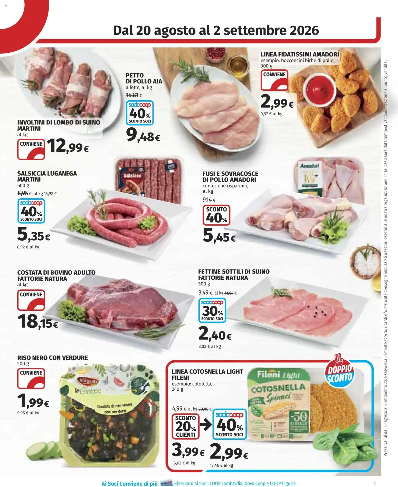EXTRA OFFERTE - Coop Superstore da 20 agosto a 2 settembre di 2026 - Pagina del volantino 9