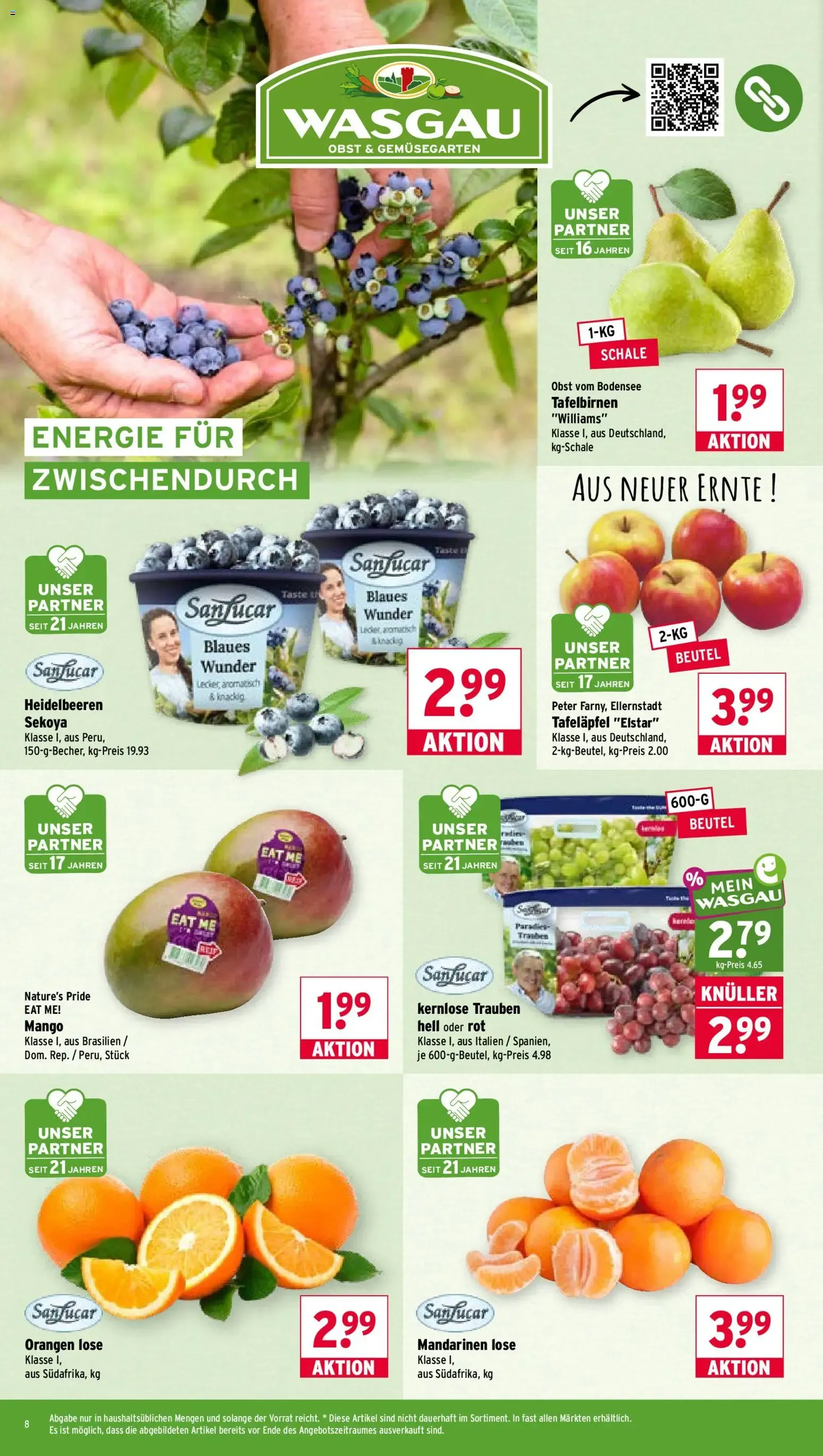 Wasgau Prospekt (ab 14.09.2026) zum Blättern von 14. September bis 19. September 2026 - Prospekt seite 8
