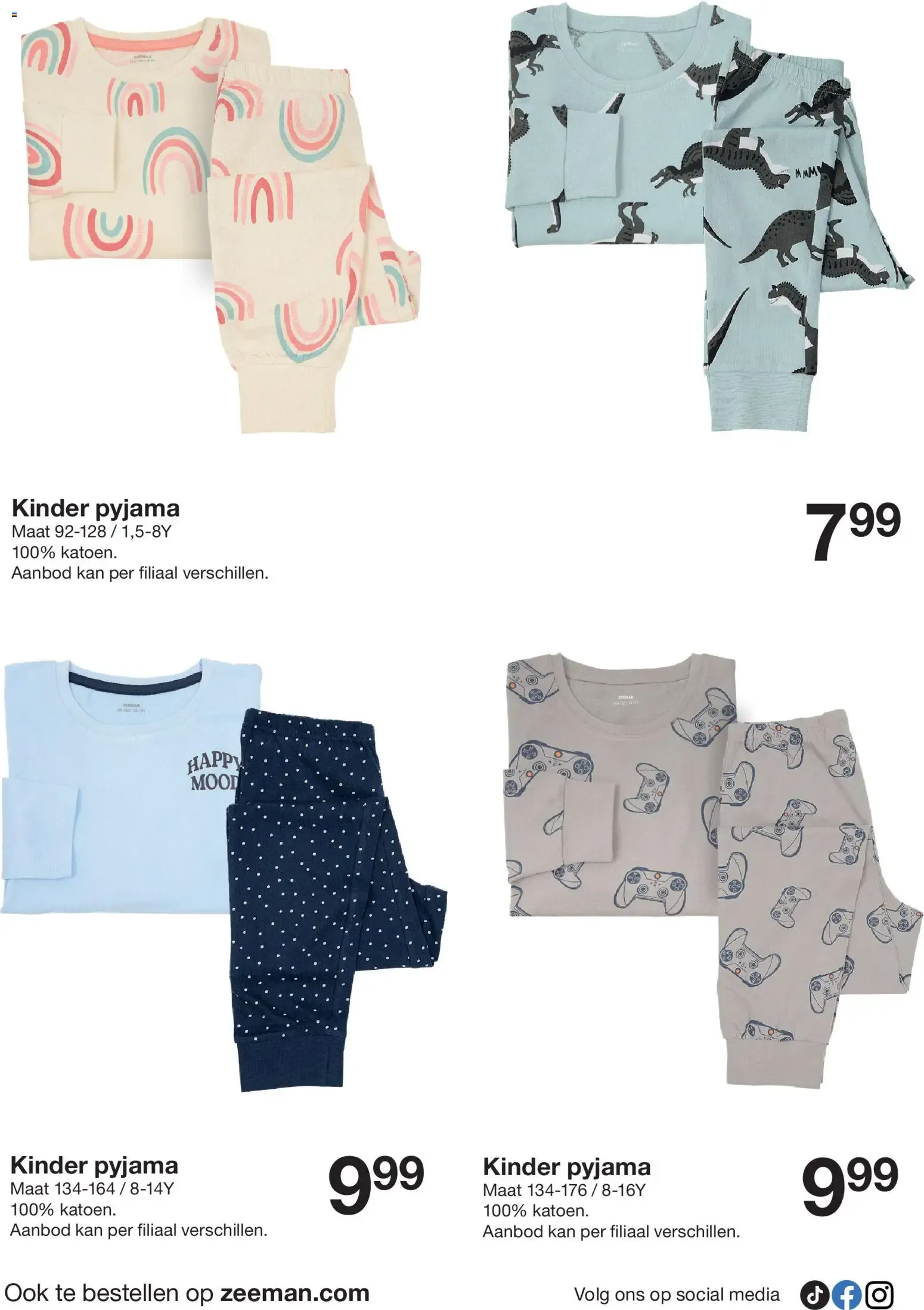Deze week: warme pyjama's voor iedereen. van 24 oktober tot 6 november 2026 - Folder pagina 12