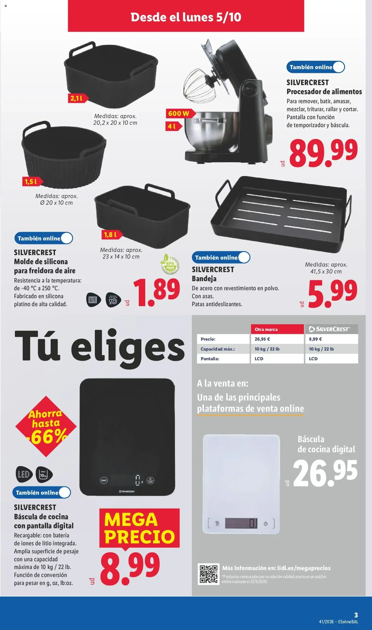 Catálogo de Lidl folleto de bazar del 05/10/2026 | Ofertas 5 de octubre al 11 de octubre 2026 - Página 7