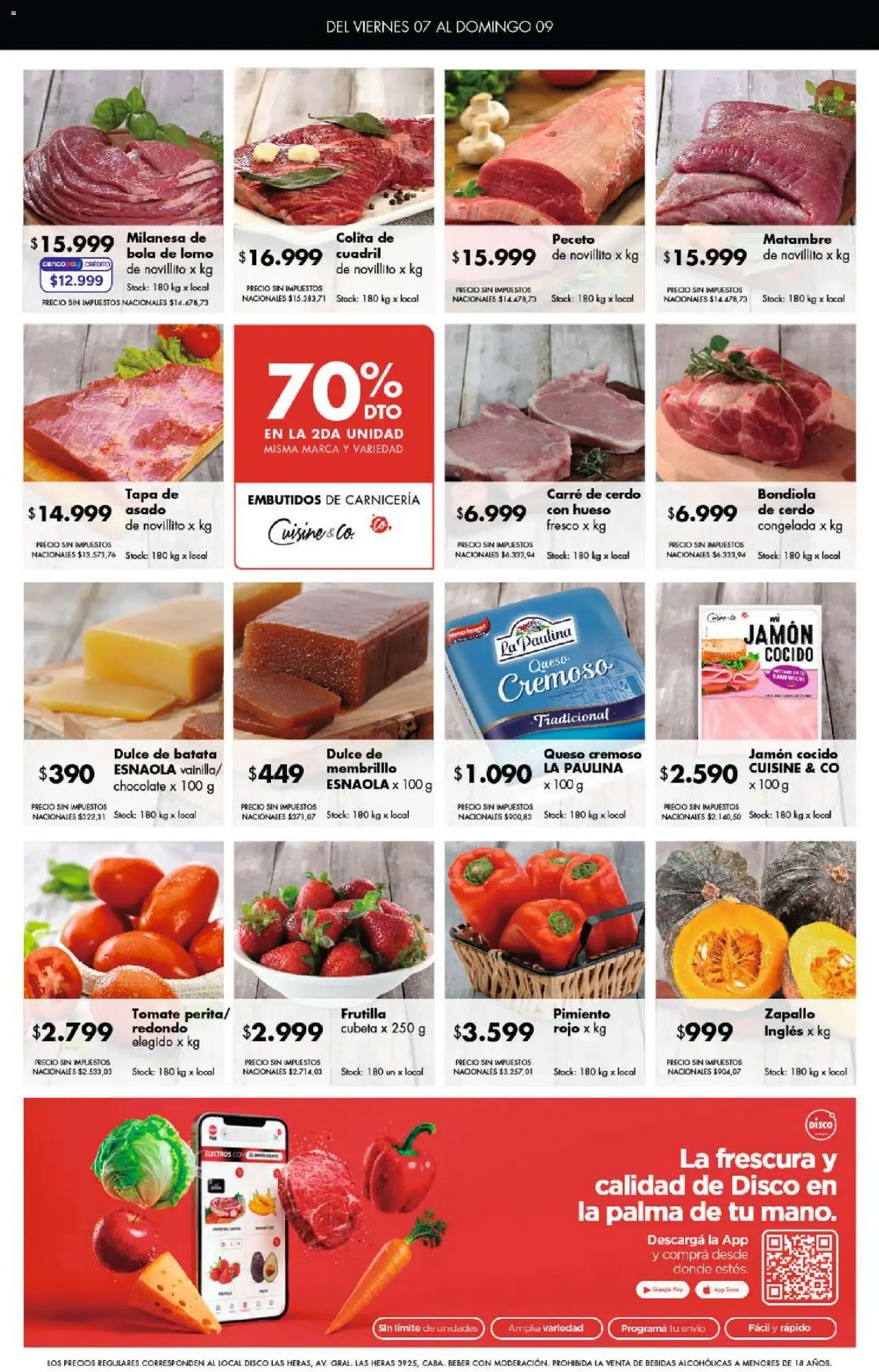Ofertas de Disco - Ofertas Bs. As. y Santa Fé del 07/08/2026 - 09/08/2026 7 de agosto al 9 de agosto 2026 - Página 8 del catálogo