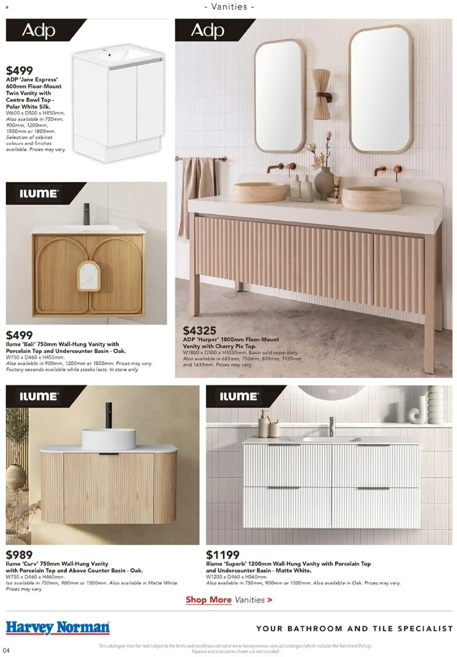 Harvey Norman Your Bathroom and Tile Specialist - Catalogue valid from 8 October to 25 October 2026 - page 4