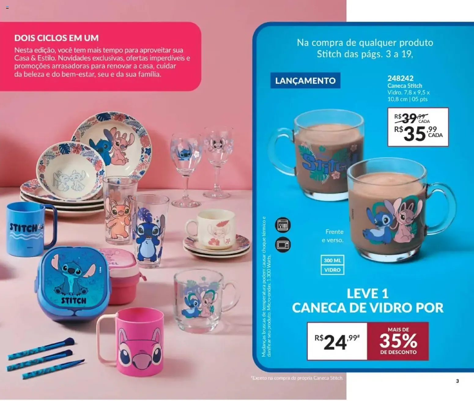 Encarte de Revista Especial Casa & Estilo: Jeito Stitch - Ciclos 09 e 10 2026 21 de maio até 13 de julho 2026 - Pagina 3