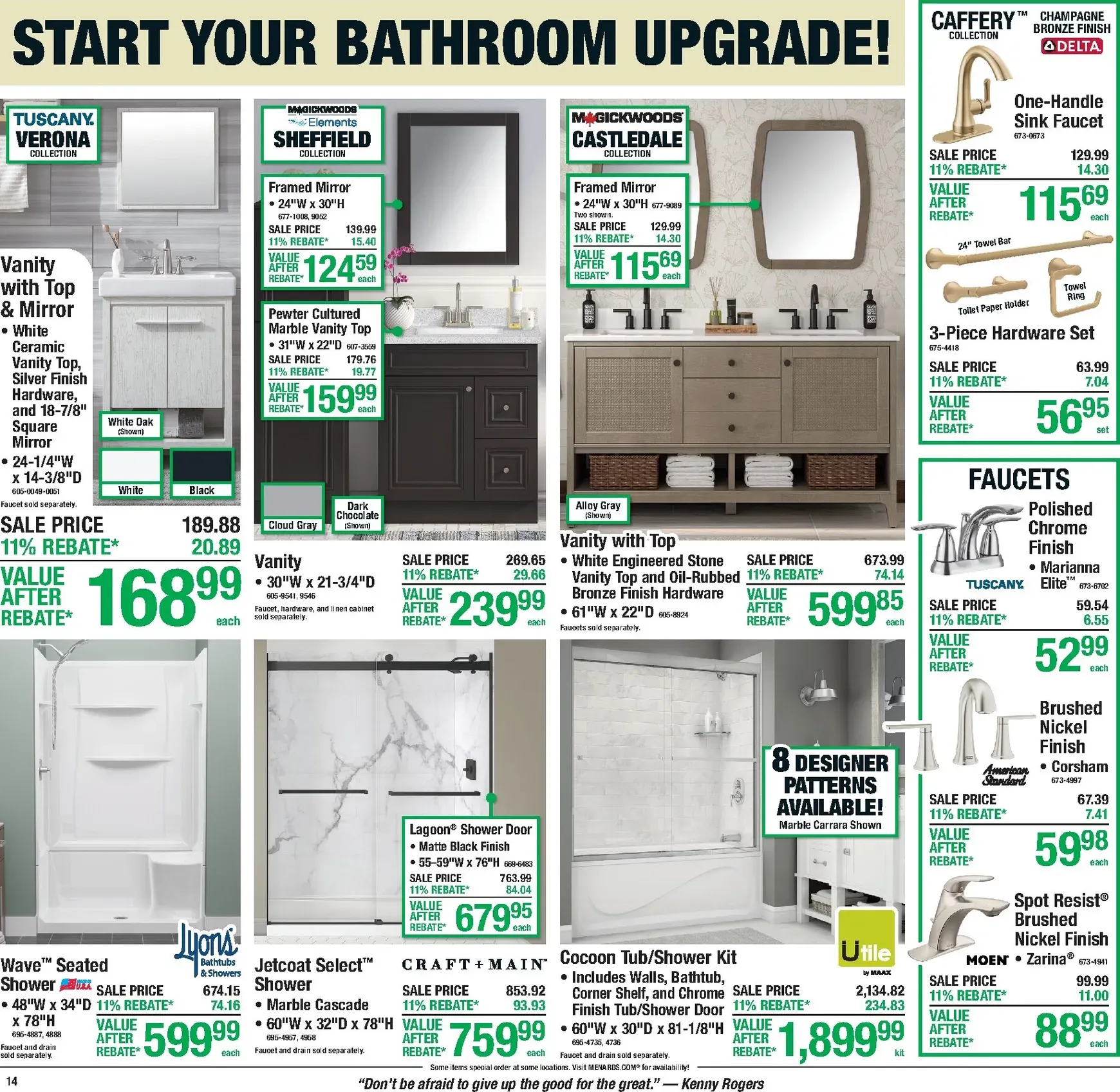 Weekly ad Current Menards - 11% Rebate Sale leaflet valid from Thursday 06/11/2026 to Sunday 06/21/2026 from June 11 to June 21 2026 - Page 20