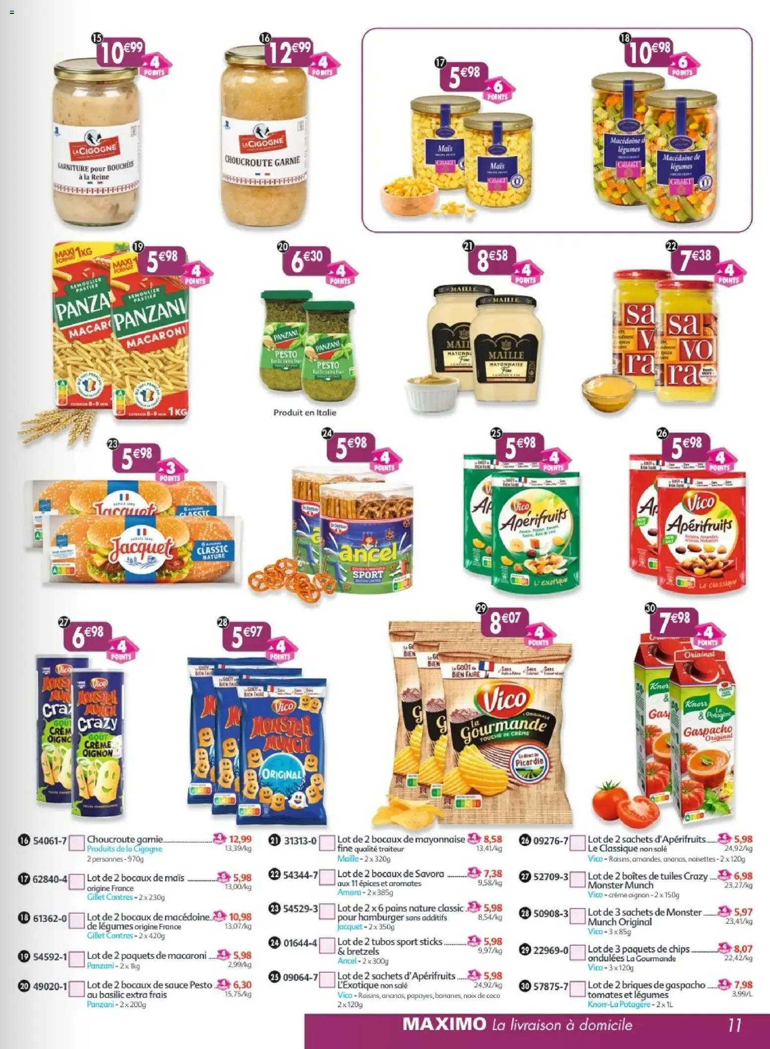 Maximo L'Épicerie à domicile du 22 juin au 19 juillet 2026 - Catalogue page 11