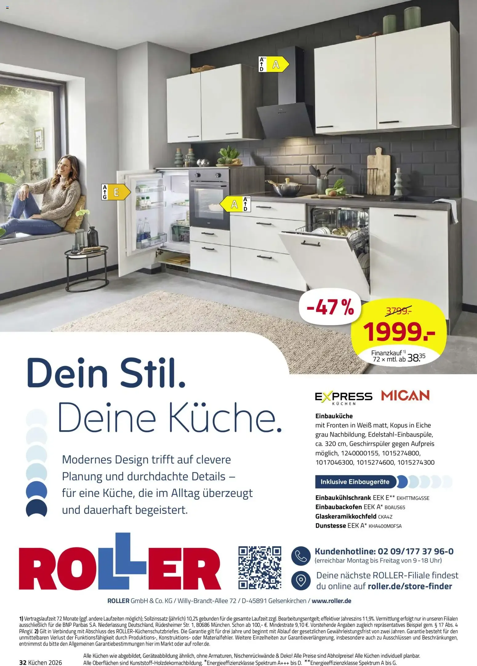 ROLLER Küchen 2026 von 19. März bis 28. November 2026 - Prospekt seite 32