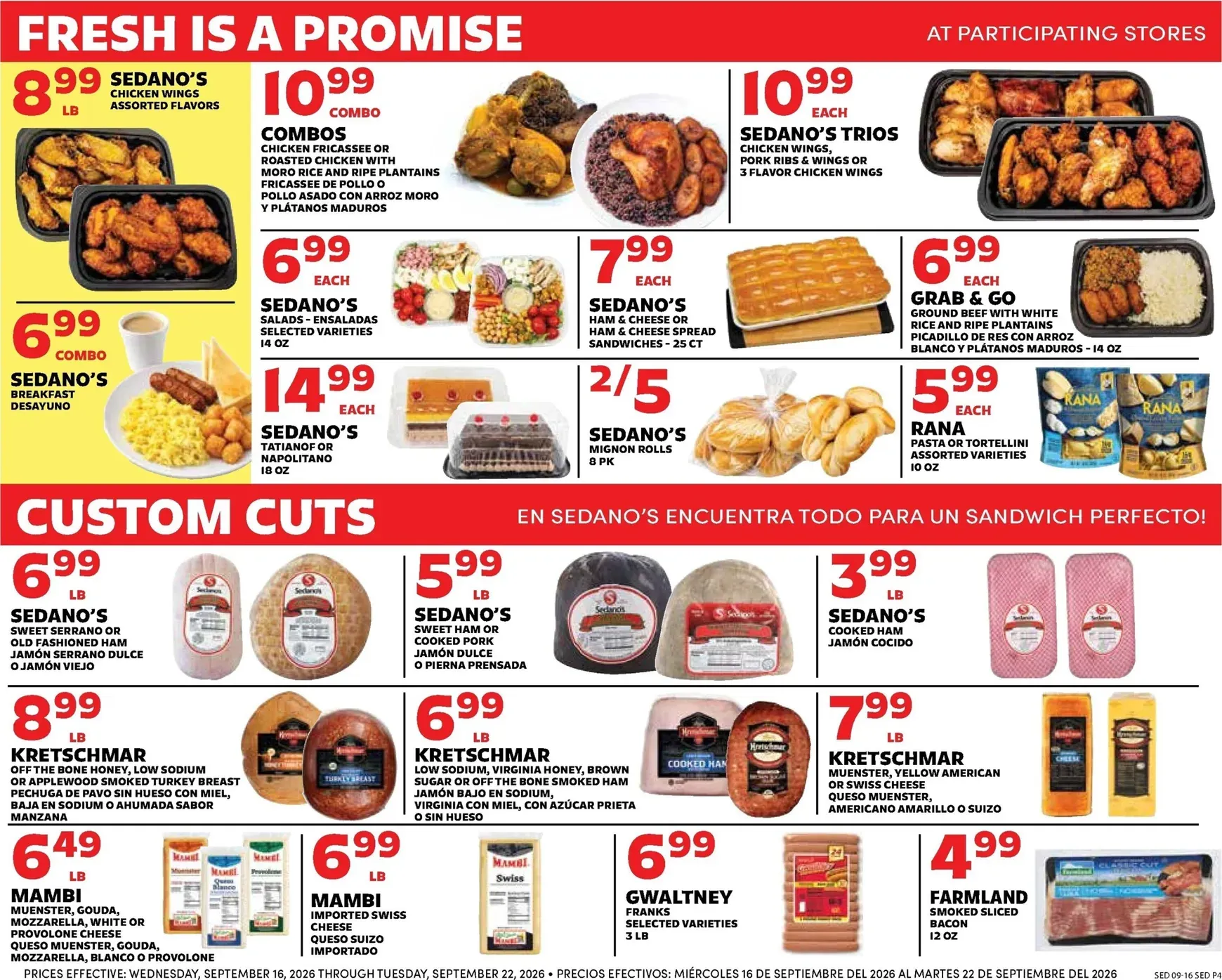 Weekly ad Current Sedano's leaflet valid from Wednesday 09/16/2026 to Tuesday 09/22/2026 from September 16 to September 22 2026 - Page 4