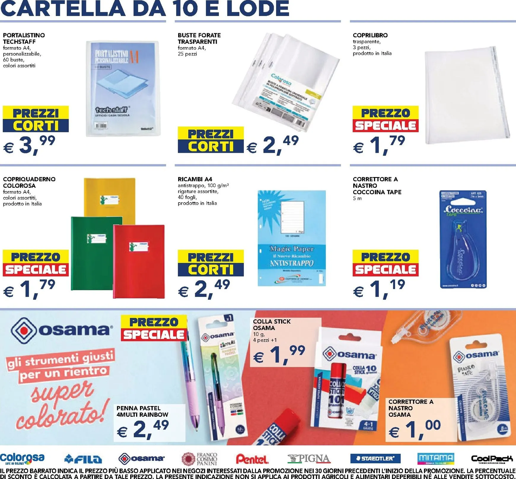Volantino attuale di Esselunga - Scuola e Colazione valido dal lunedì 24/08/2026 al mercoledì 09/09/2026 da 24 agosto a 9 settembre di 2026 - Pagina del volantino 11