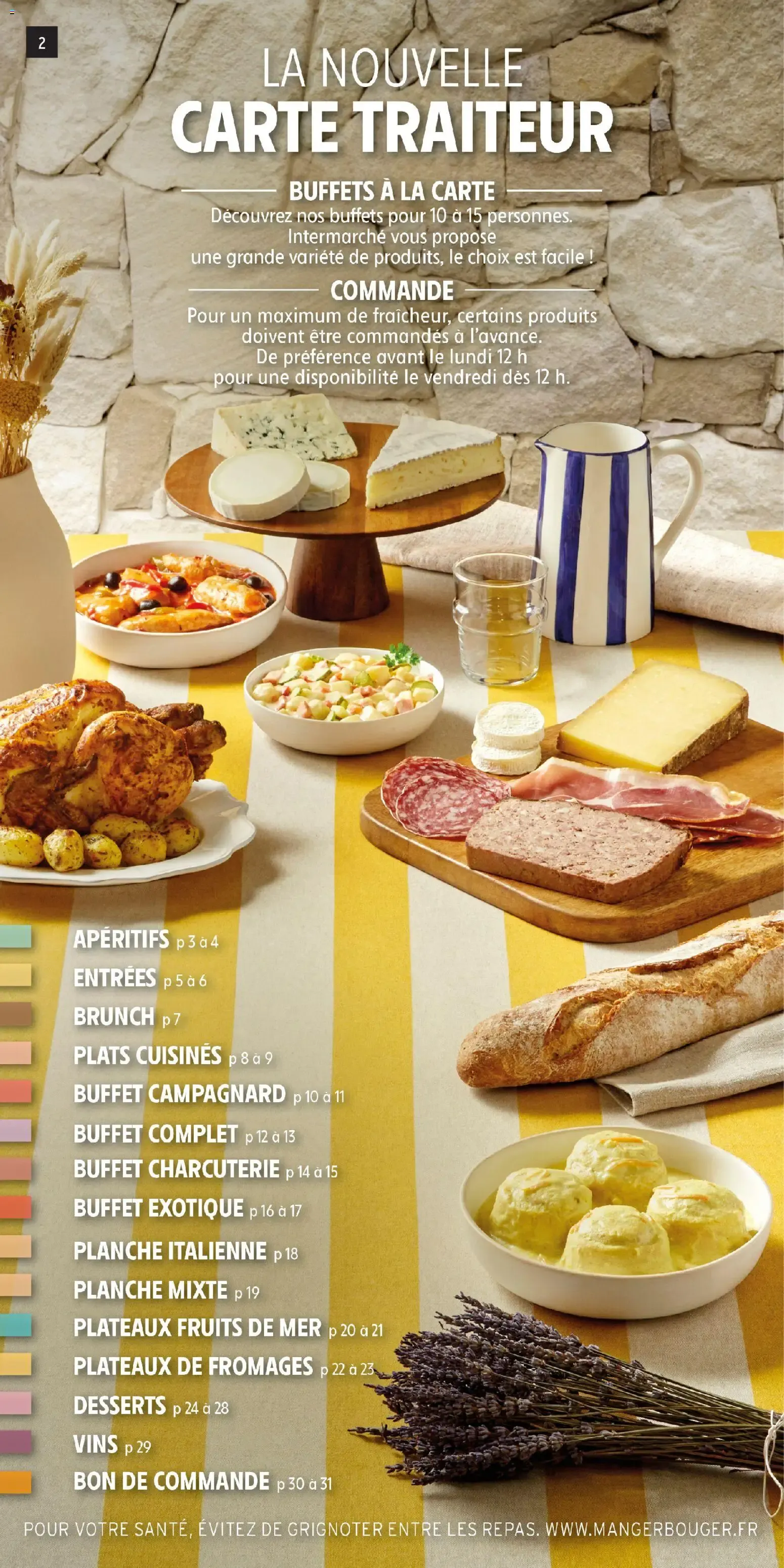 Intermarché - Les menus traiteur printemps/été à partir du 01/04/2026 - promo en ligne du 1 avril au 5 octobre 2026 - Catalogue page 2