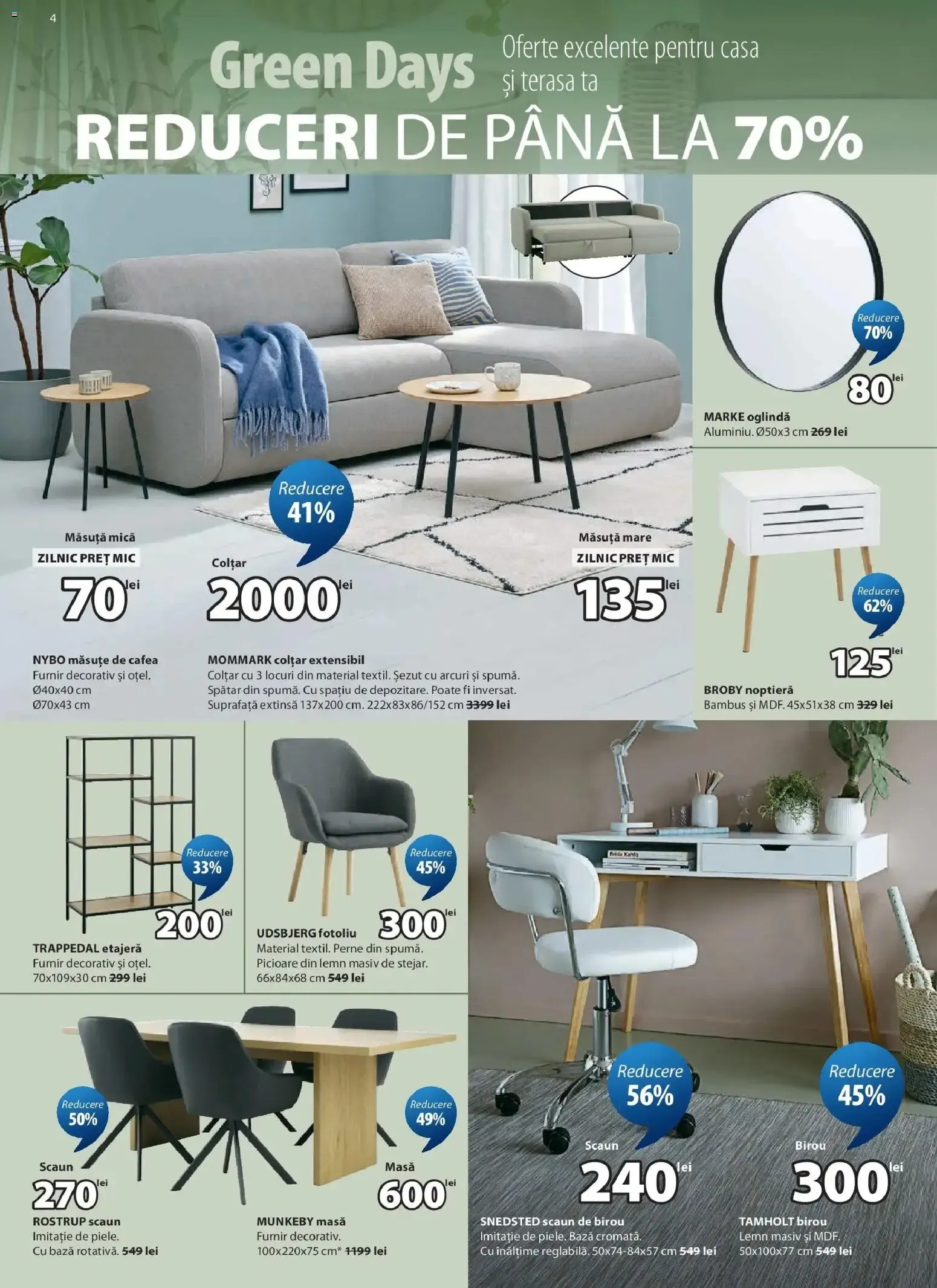 Catalog JYSK Green Days - Reduceri de până la 70% de la 26 iunie până la 1 iulie 2026 - Revista Pagina 4