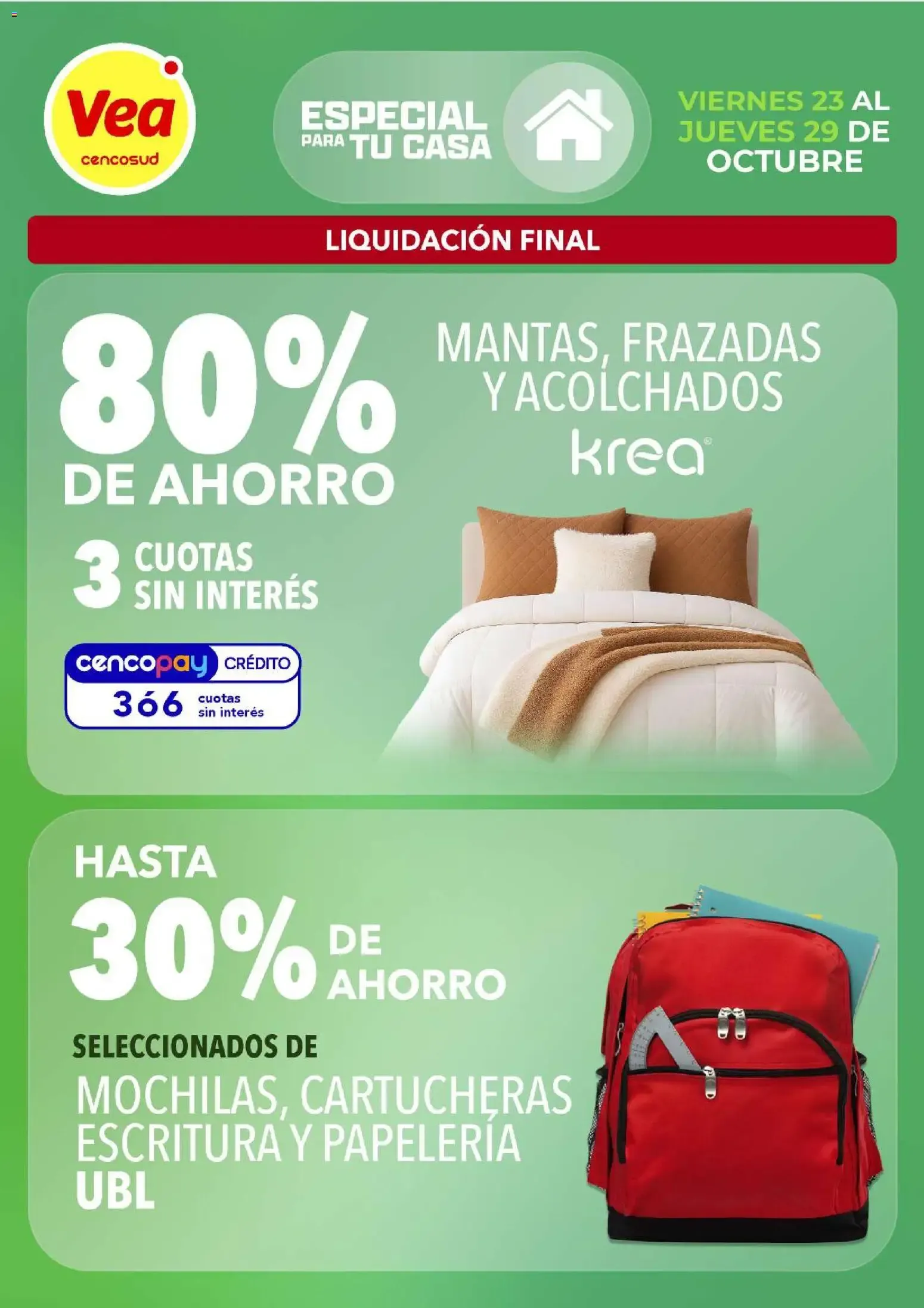 Ofertas de Vea - Especial para tu casa del 23/10/2026 - 28/10/2026 23 de octubre al 28 de octubre 2026 - Página 7 del catálogo