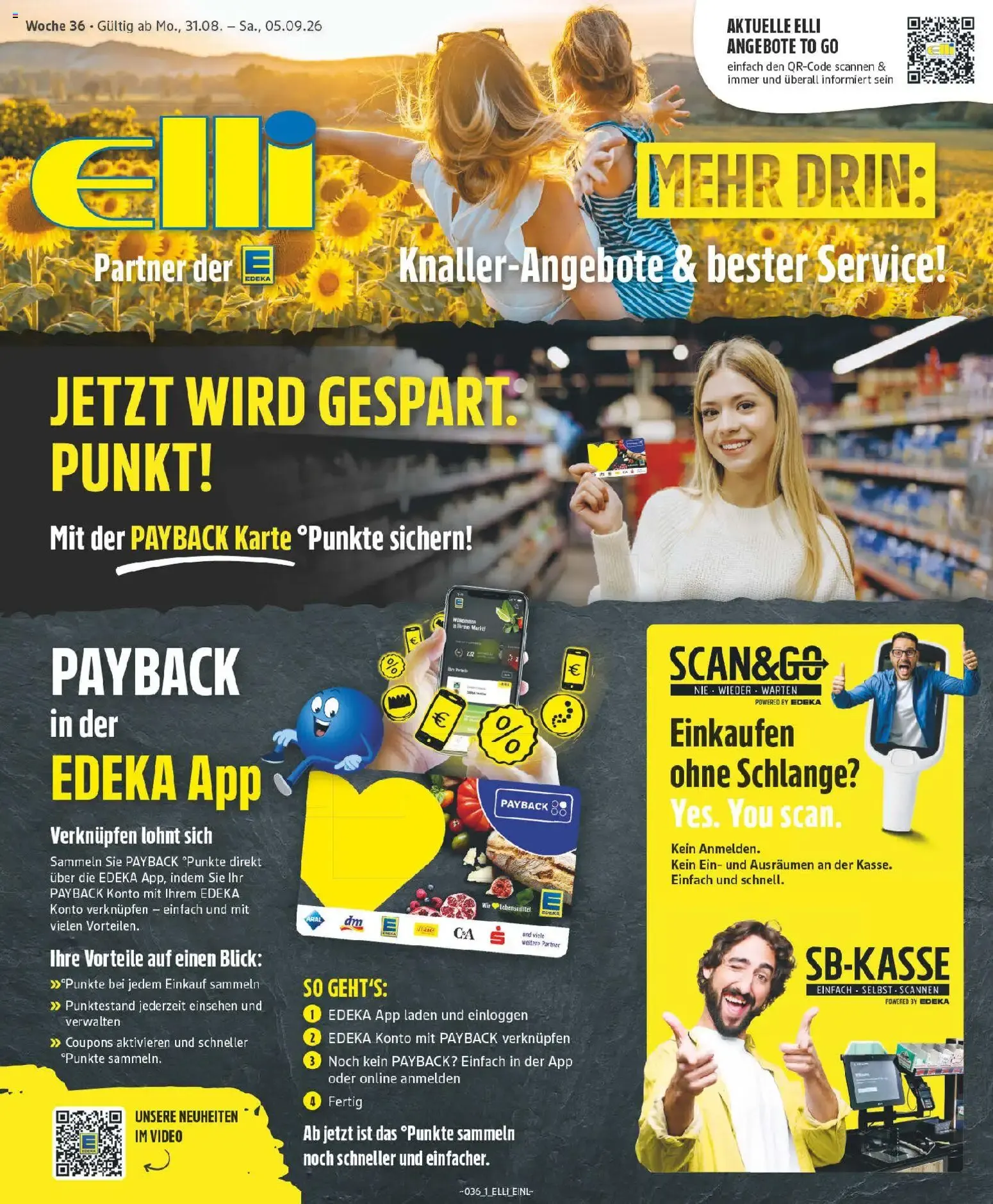Elli Markt Prospekt vom 31.08.2026 – Angebote online von 31. August bis 5. September 2026 - Prospekt seite 1