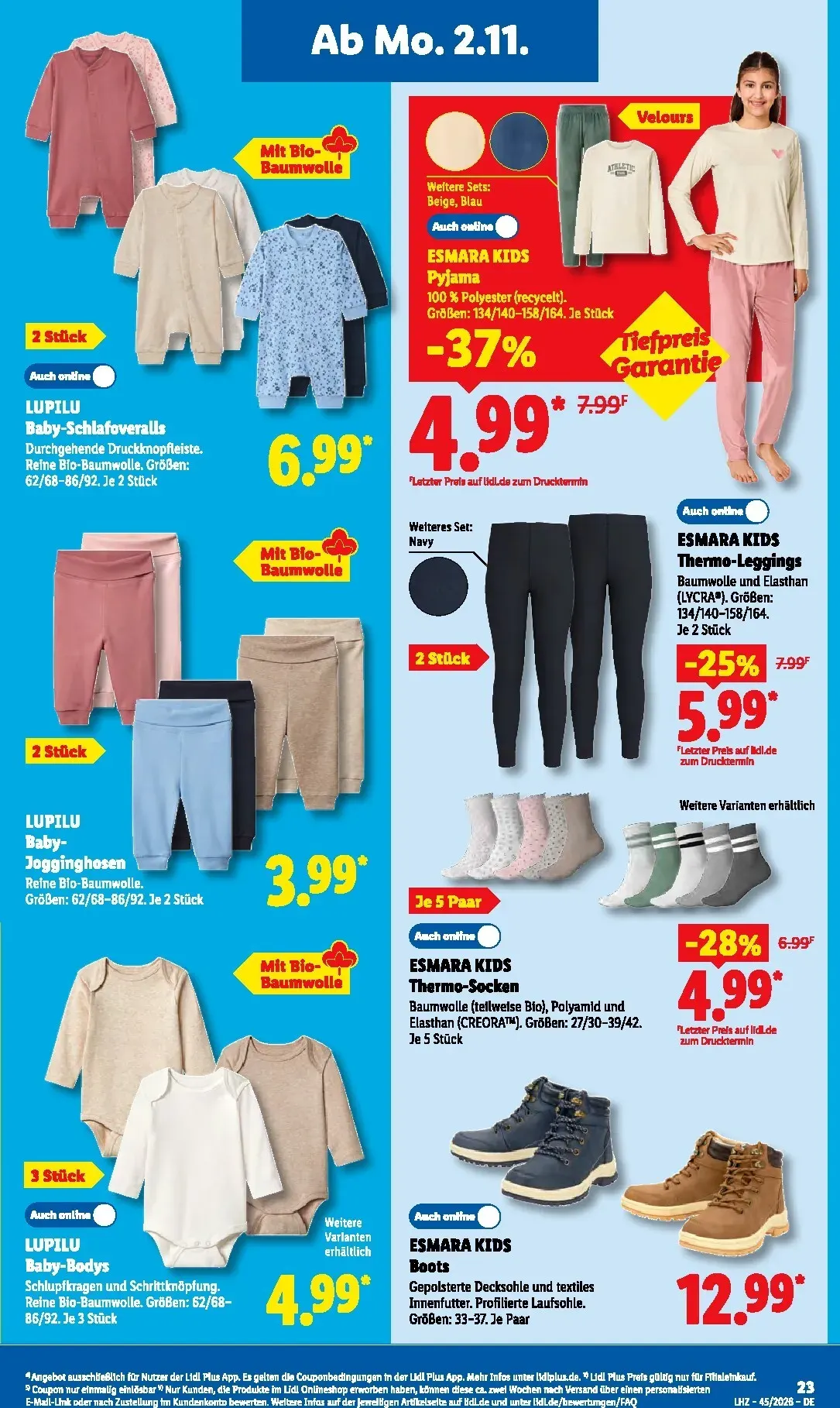 Lidl Sparen beim Preisführer von 2. November bis 7. November 2026 - Prospekt seite 40