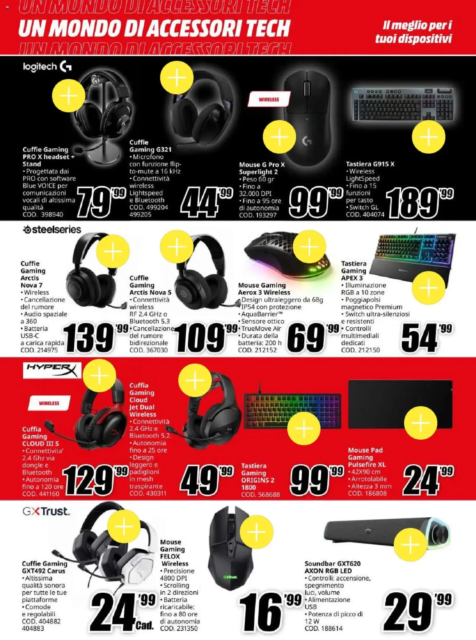 Nuovo Media World volantino Un Mondo Di Accessori dal 06/10/2026 > offerte anteprima 🛍️ da 6 ottobre a 25 ottobre di 2026 - Pagina del volantino 14