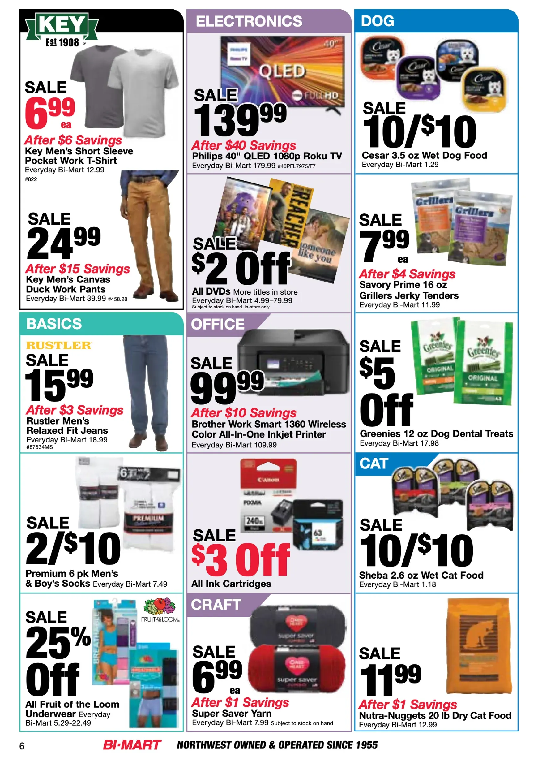 Weekly ad Current Bi-Mart leaflet valid from Tuesday 07/28/2026 to Monday 08/17/2026 from July 28 to August 17 2026 - Page 6