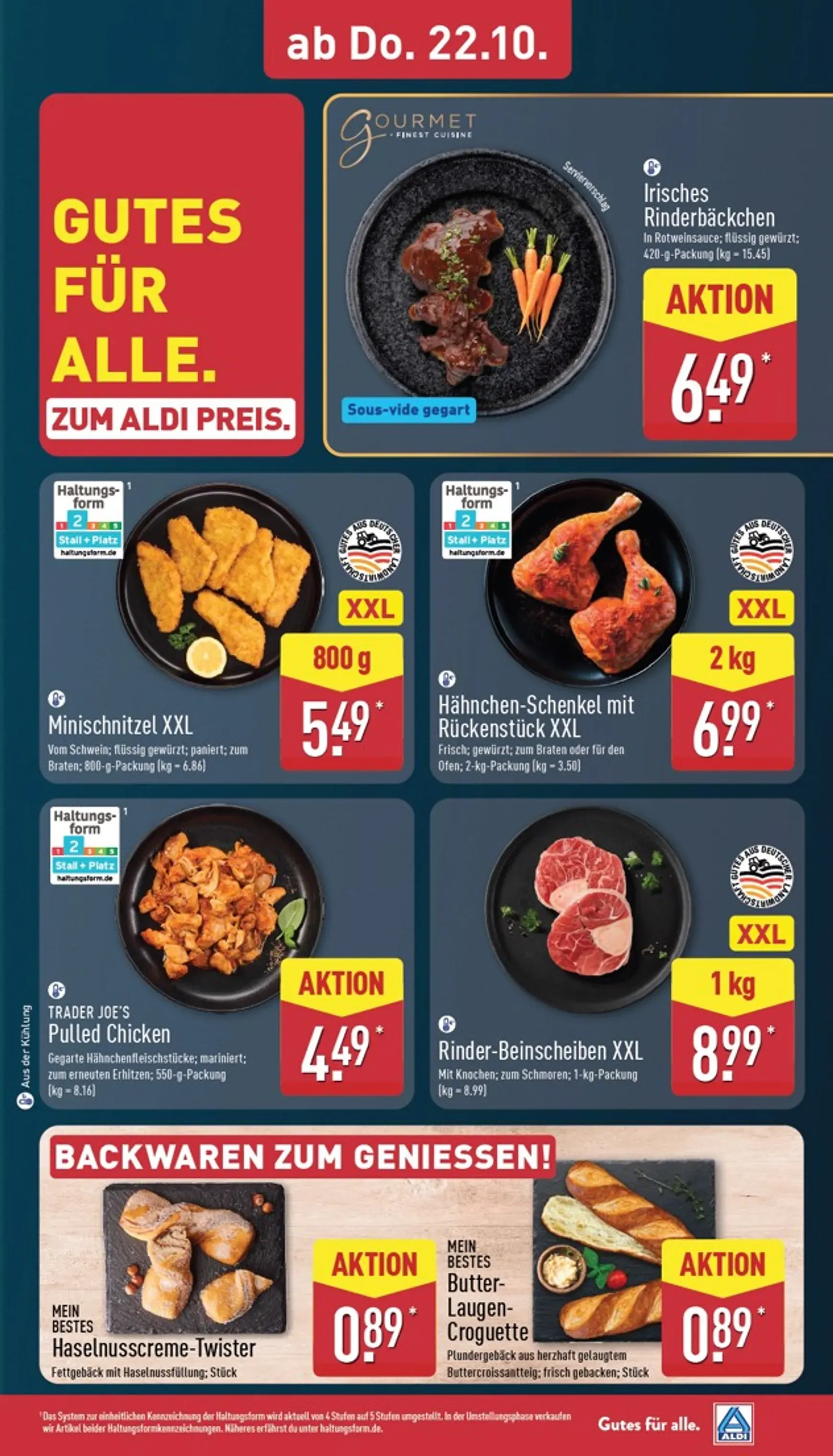 ALDI: Gutes für alle. Zum ALDI Preis. von 19. Oktober bis 24. Oktober 2026 - Prospekt seite 31